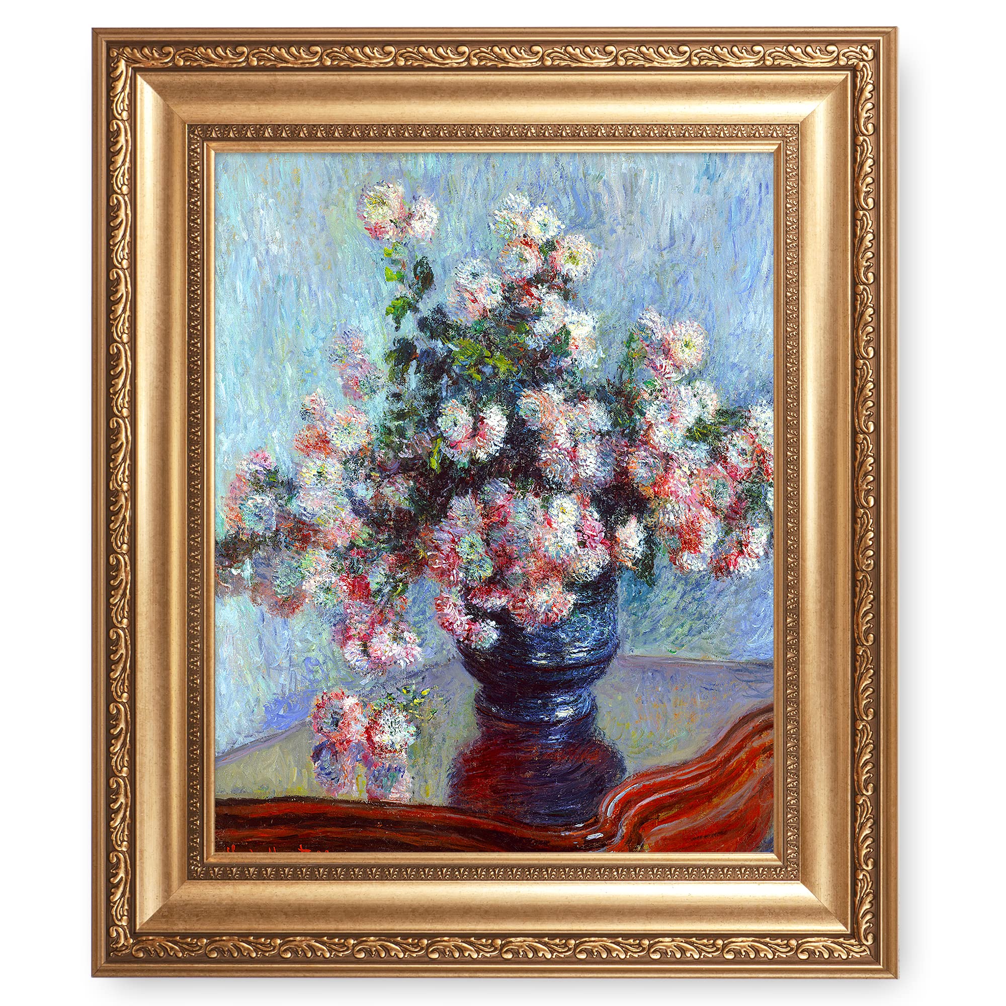 Amazon.co.jp: クロード・モネの菊 フレームサイズ:66x55.9 cm
