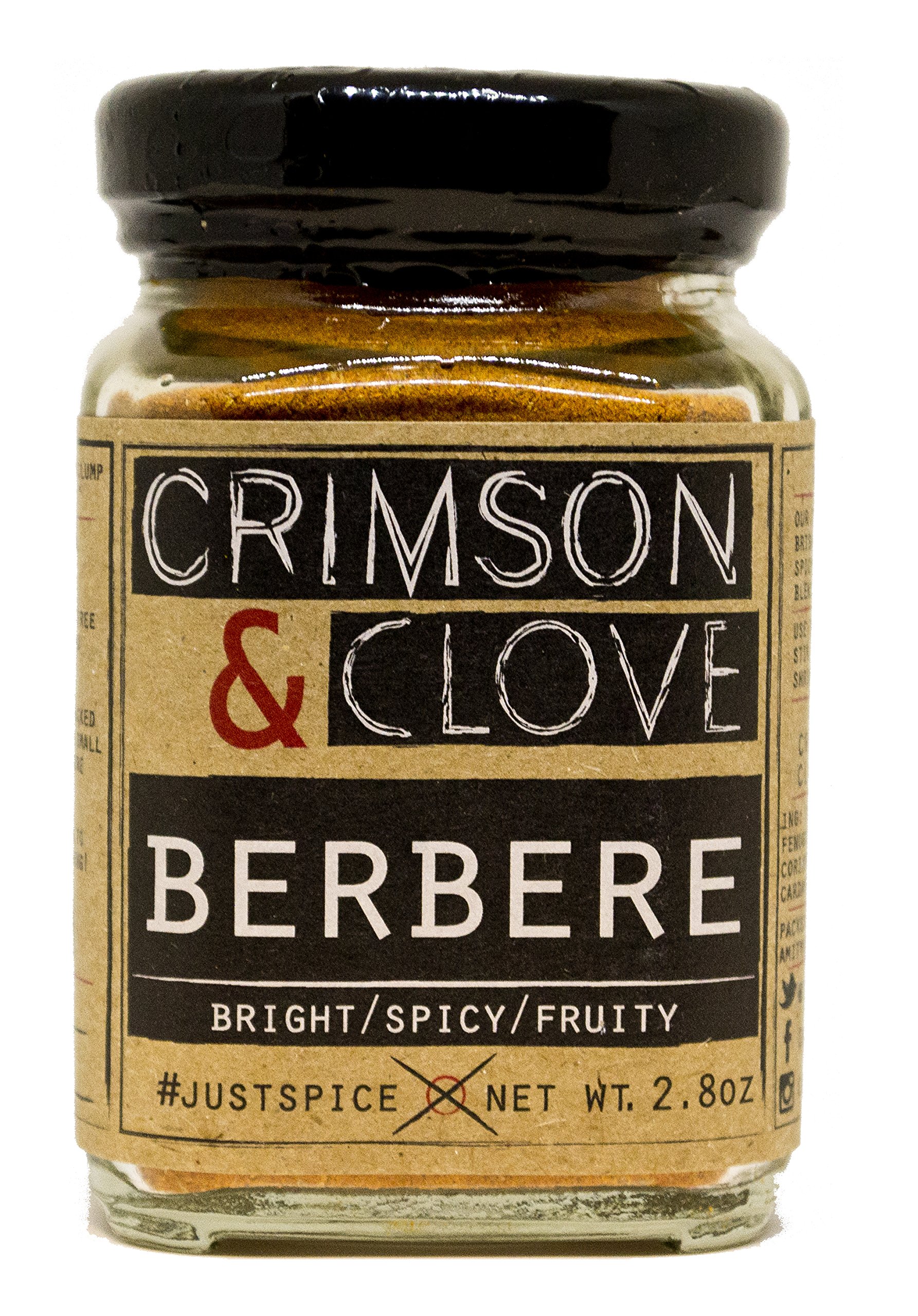 Berbere Ethiopian Spice Blend by Crimson and Clove (2.8 oz.) No Sodium, Sugar Free, Paleo, All Natural