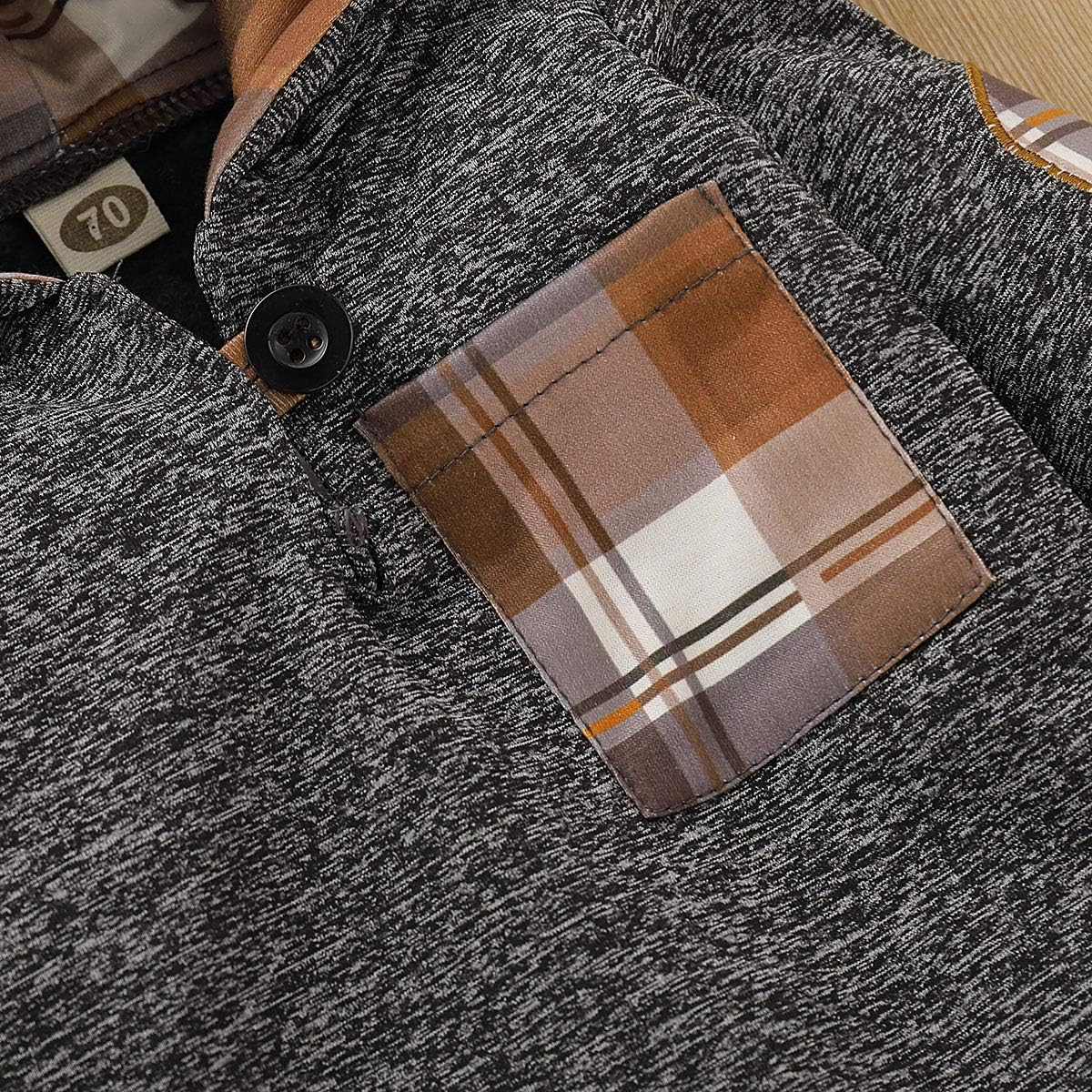 Toddler Baby Boy Clothes Infant Newborn Boy Outfit Long Sleeve Hoodie Sweatshirt Pants Fall Winter Clothes Set - Image 6