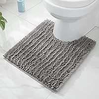 Vista 61 de FLOLEOPA Alfombras de baño de microfibra suave y esponjosa, tapetes de baño absorbentes, antideslizantes, lavables a máquina y de secado rápido