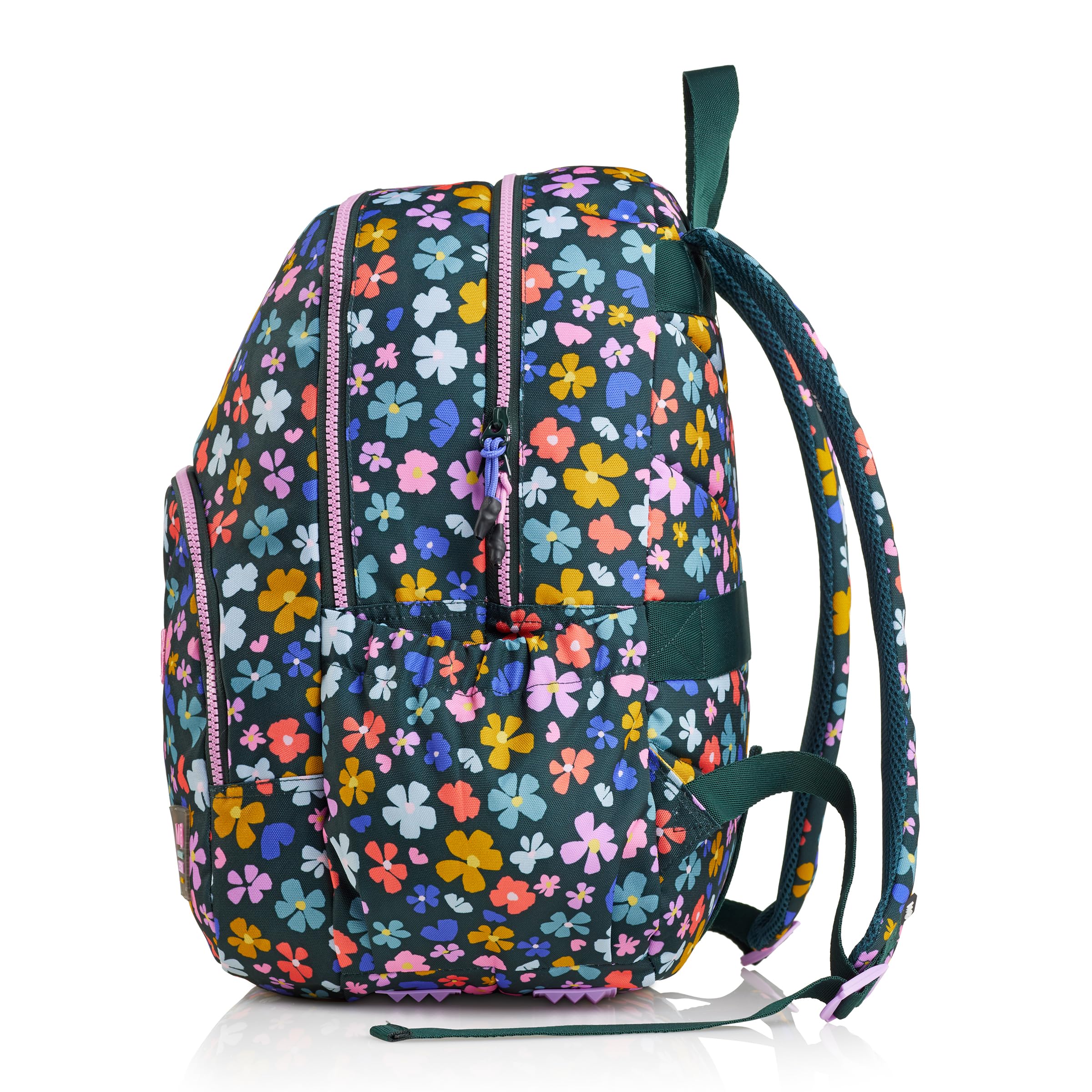Miquelrius - Mochila Escolar 27 L Triple Compartimento, Spring Night | Doble Cremallera, Espalda Acolchada y Tiradores Metálicos para Separar y Acceder Fácilmente al Material
