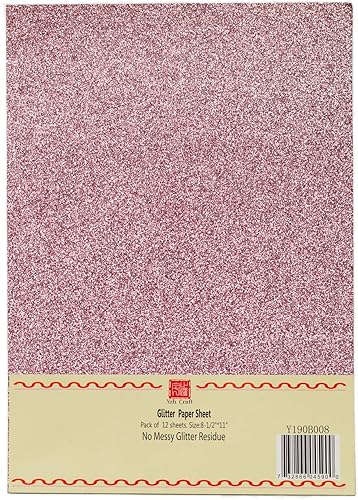 S - Papel de cartulina con purpurina, papeles con purpurina que no se desprende, papel para manualidades y proyectos de bricolaje, papel brillante disponible en Yaxa Peru