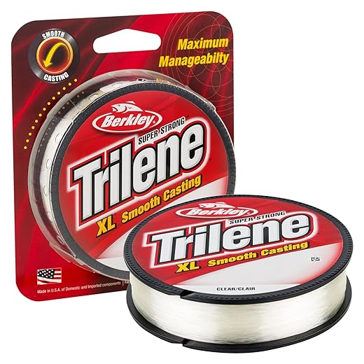 Berkley Trilene® XL®, Clear, 4lb | 1.8kg, 330yd | 301m Monofilament Fishing Line, Suitable for Freshwater Environments