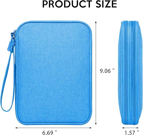 Miniatura 10 de Organizador electrónico de viaje, organizador de cables de viaje, portátil, impermeable, organizador de cables para cargador, cable, USB, banco de