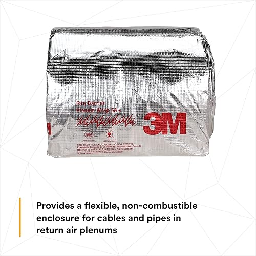 Miniatura 5 de 3M Envoltorio resistente al fuego Plenum 5A +, 12pulgada x 24 pulgadas x 50pies, rodillo