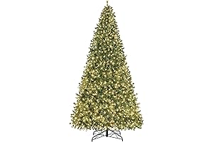 Yaheetech 12ft Pre-Lit Christmas Pine Tree