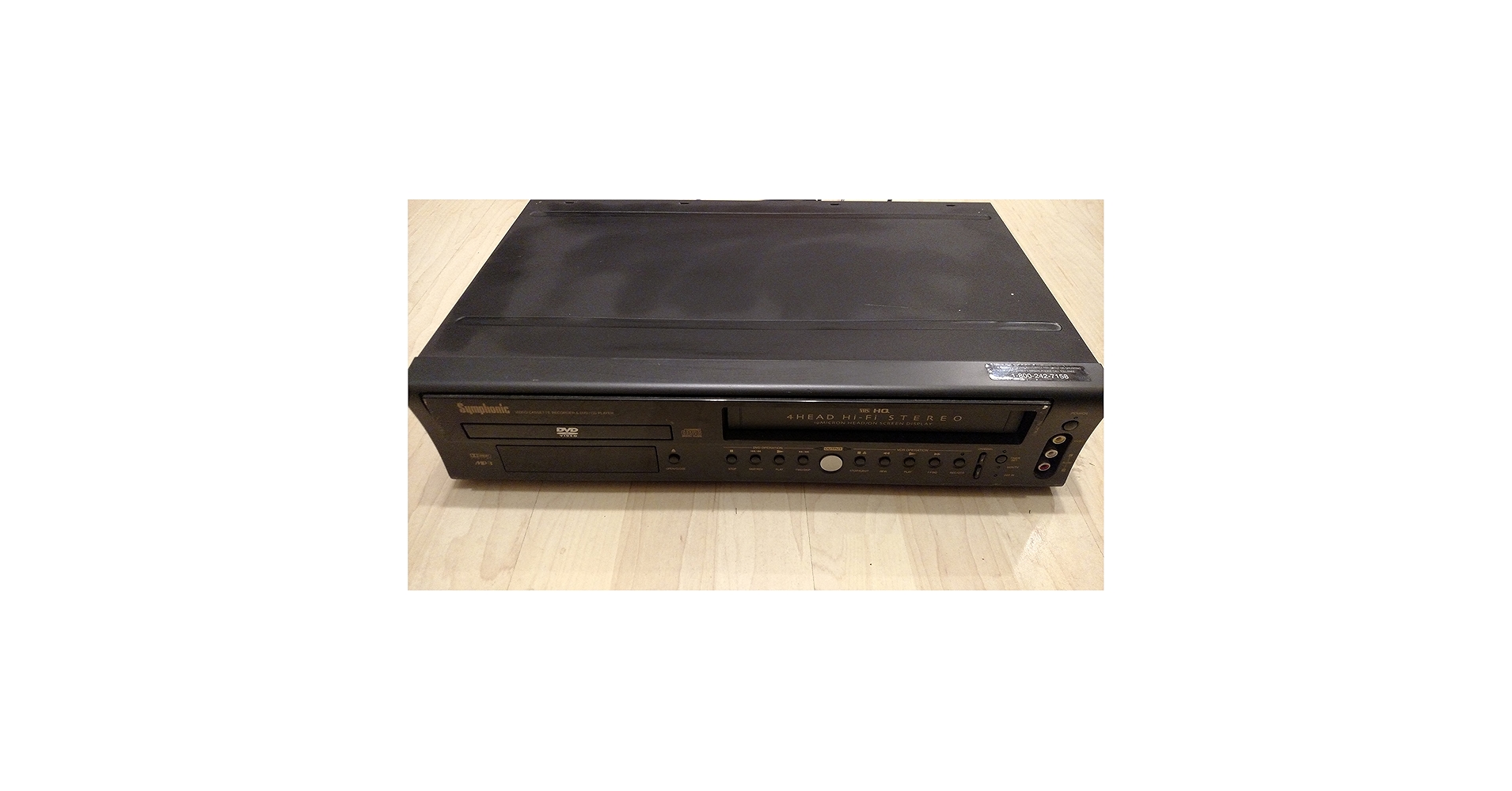 FT - FT DVDセット Amazon.com: Symphonic with TV Tuner 2-in-1 DVD+VCR Combo