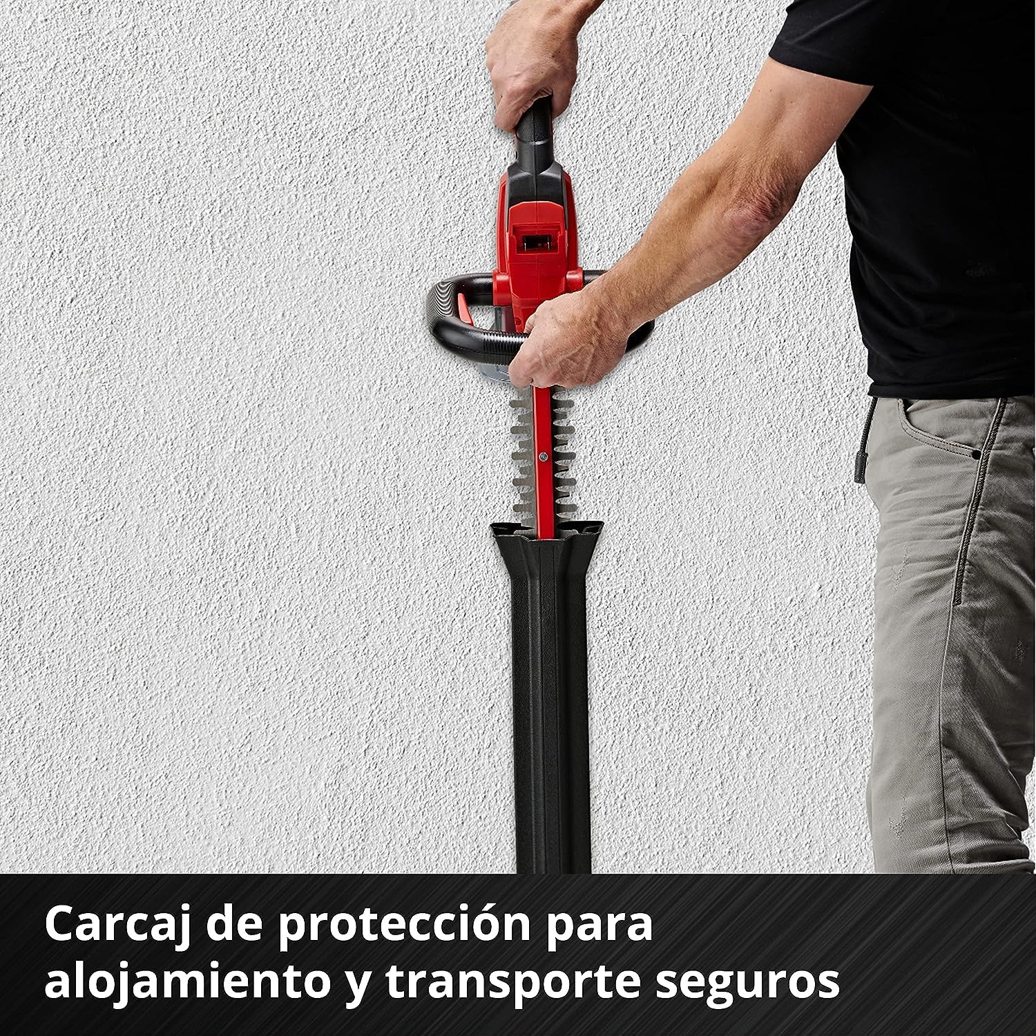 Einhell Cortasetos con batería ARCURRA 18/55 Power X-Change (18 V, 55 cm de Longitud de Corte, 18 mm Distancia Entre Dientes, colector de Recortes, asa Frontal Estrecha, sín batería)
