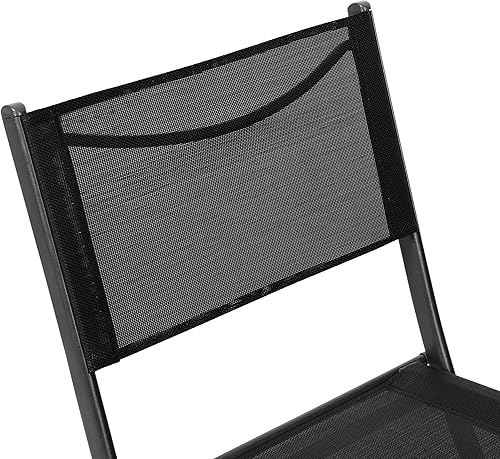 Miniatura 10 de Flash Furniture Brazos - Sillas plegables comerciales para interiores y exteriores, respaldosasientos Flex Comfort, marcos de metal, diseño plegable