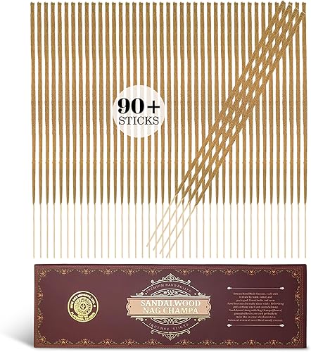 Miniatura 2 de Sándalo & Nag Champa Incienso  Varitas de incienso enrolladas a mano de alta calidad. Ideal para aroma, meditación, limpieza espiritual. (Paquete de