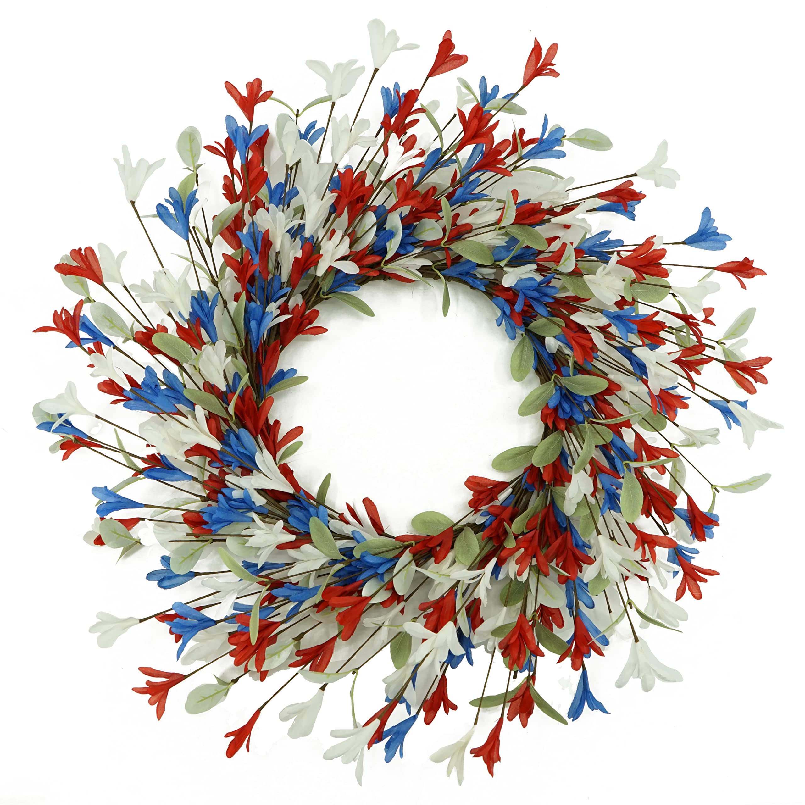 Amazon.co.jp: WreathDream 20インチ マルチカラー レンギョウフラワー