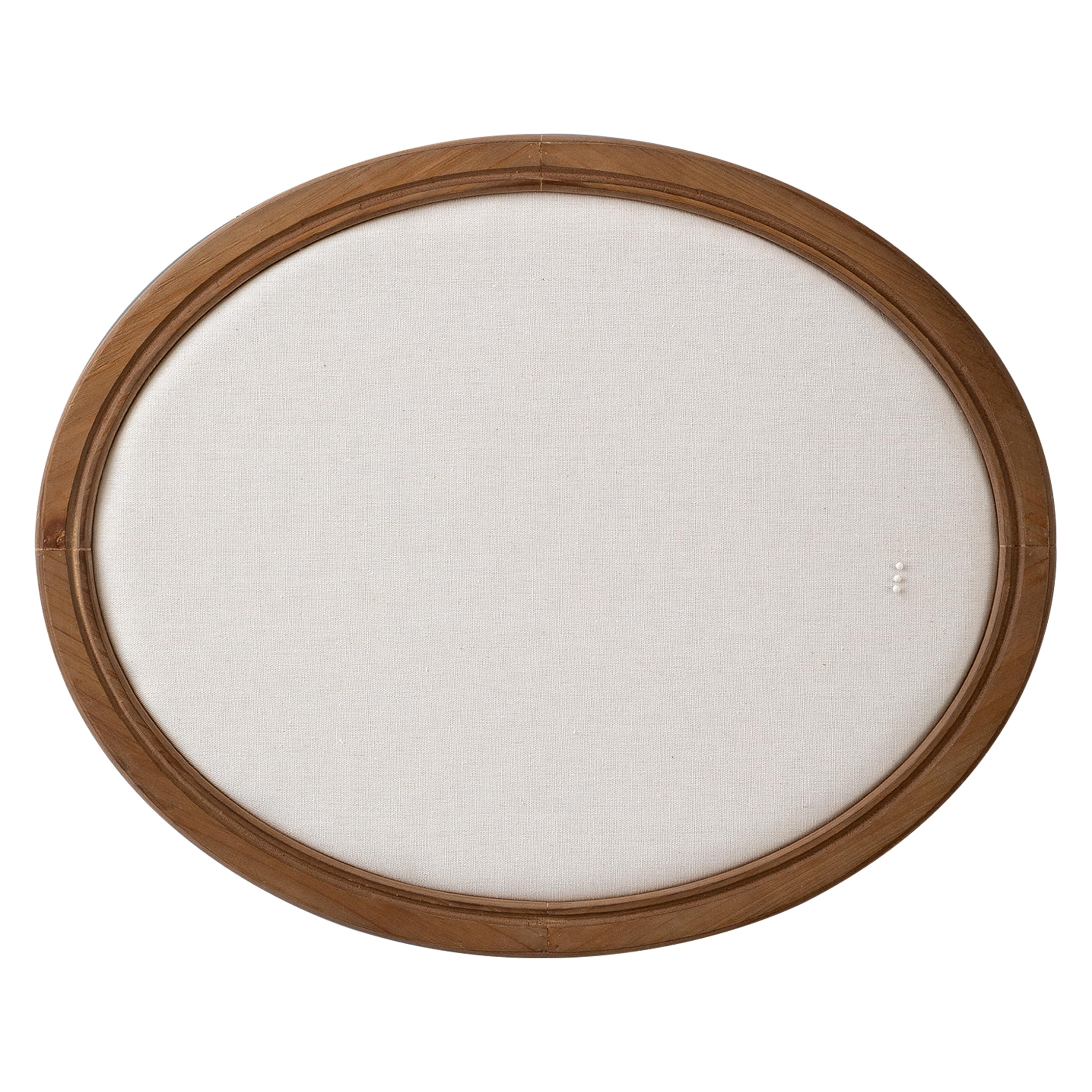SOFE Leinen-Pinnwand Mit Holzrahmen - Rechteckige Foto-Display-Tafel Mit Clips Fürs Wohnzimmer, 71x80 Cm