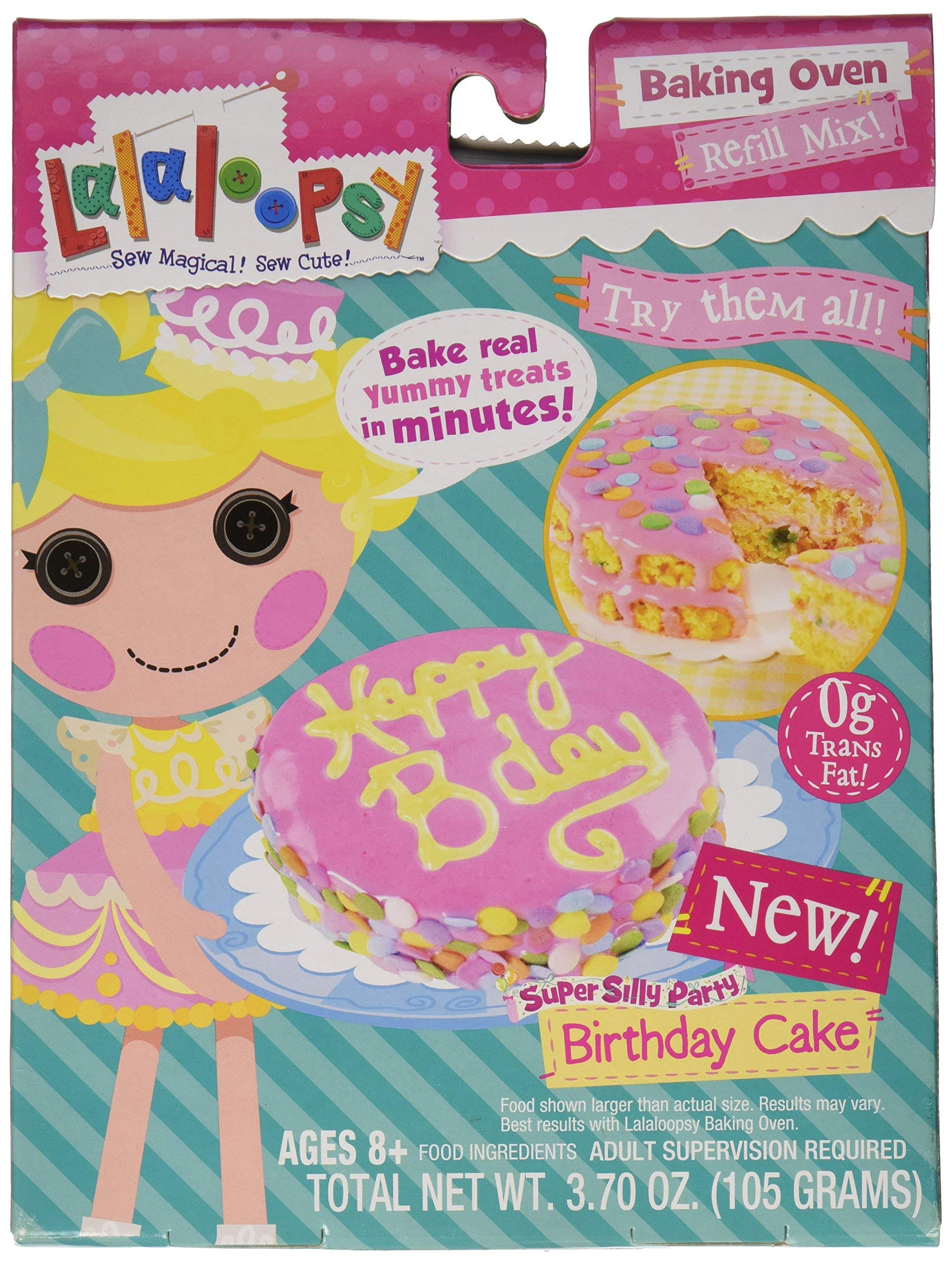 Lalaloopsy Baking Oven Mix Confetti Cake with Hot Pink Frosting