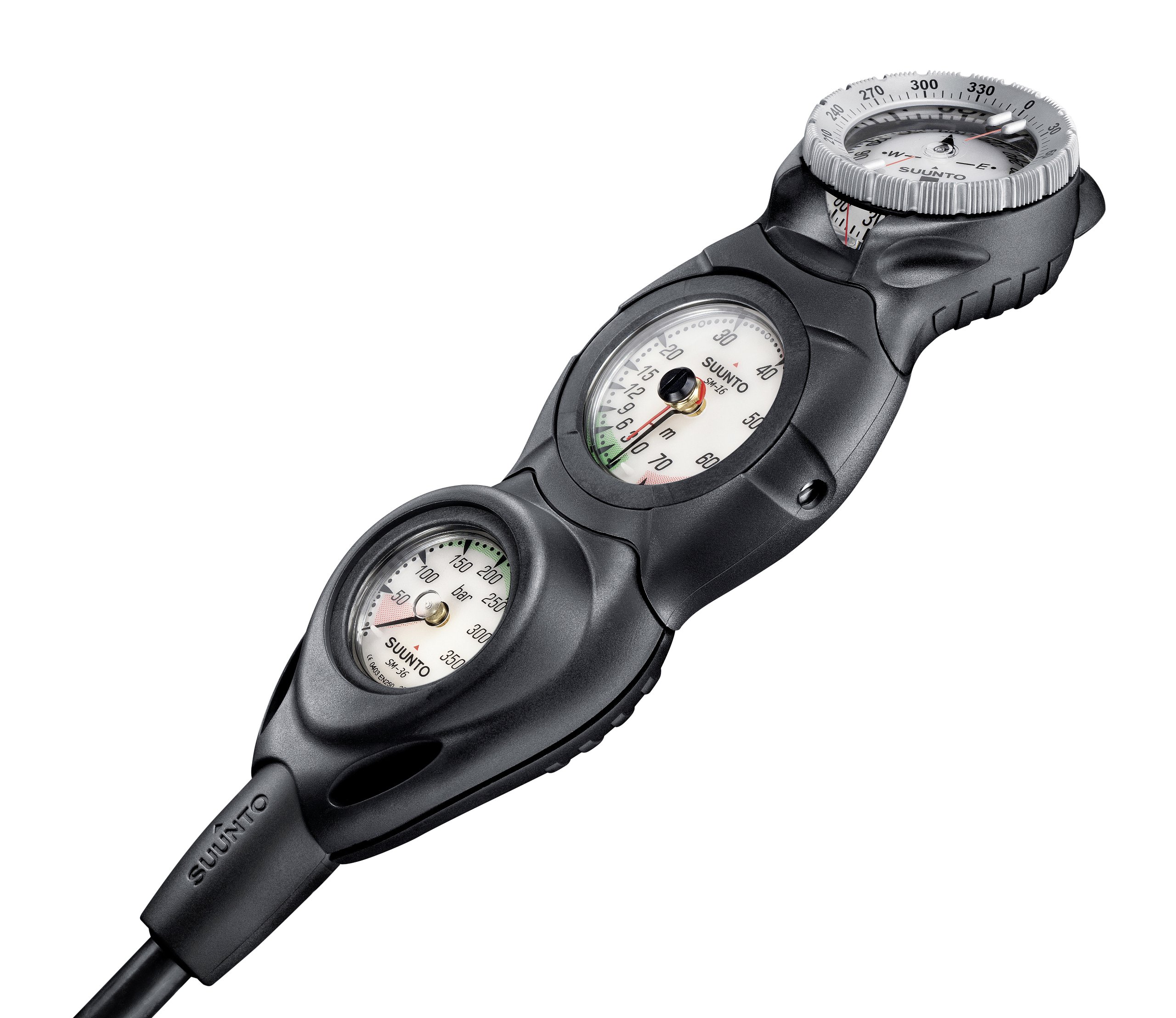 Suunto 3er Konsole mit CB-ONE Finimeter - SM-16 Tiefenmesser und SK-8 Kompass