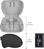 Funda Geekria Shield compatible con Steam Controller, Razer Wolverine V3 Pro, estuche rígido de viaje con bolsillo interior de malla para cable de carga (gris oscuro) 3