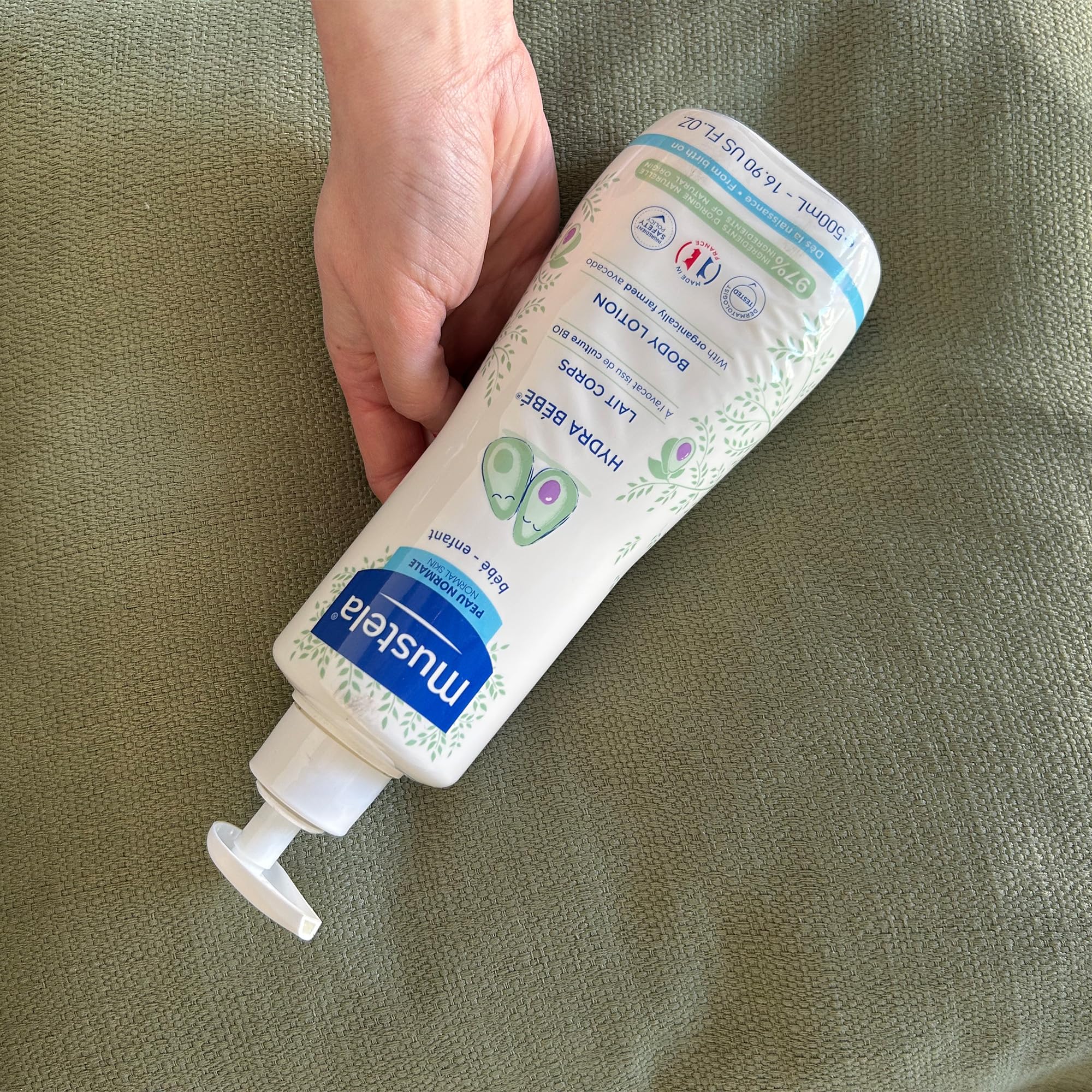 Mustela Hydra Bebè Latte Idratante per il Corpo Pelle Normale 500ml