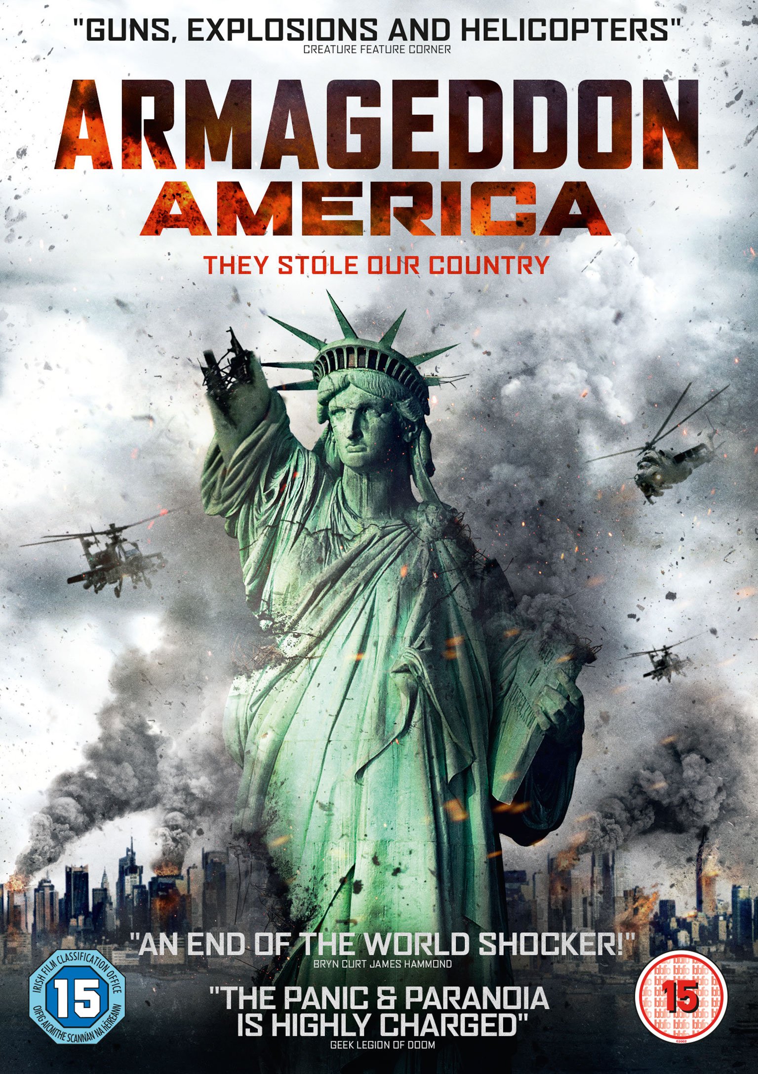 Armageddon America DVD (2018) Aliya Astaphan, Norris DIR cert 15 022153105178