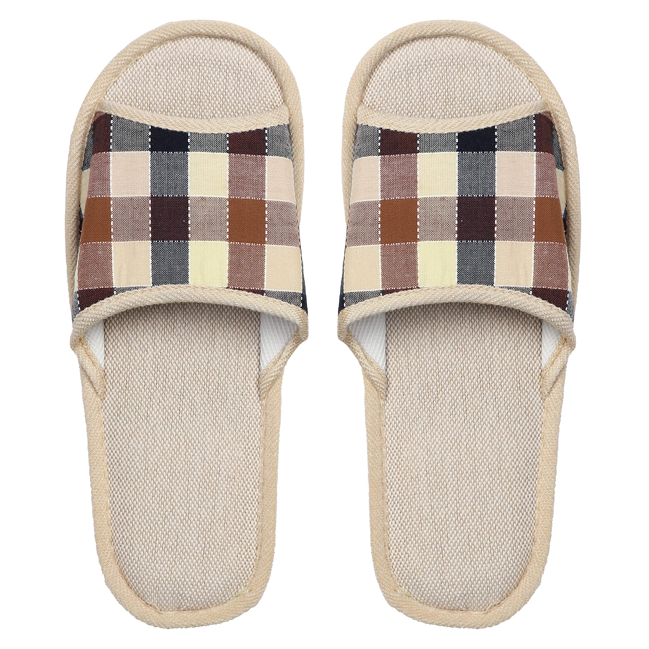 DRUNKEN Slipper for Men Flip Flops Winter Carpet Slippers for Bedrooms Brown Sandals- 8-9 UK (B08R8XWSNX) Amazon Price History, Amazon Price Tracker