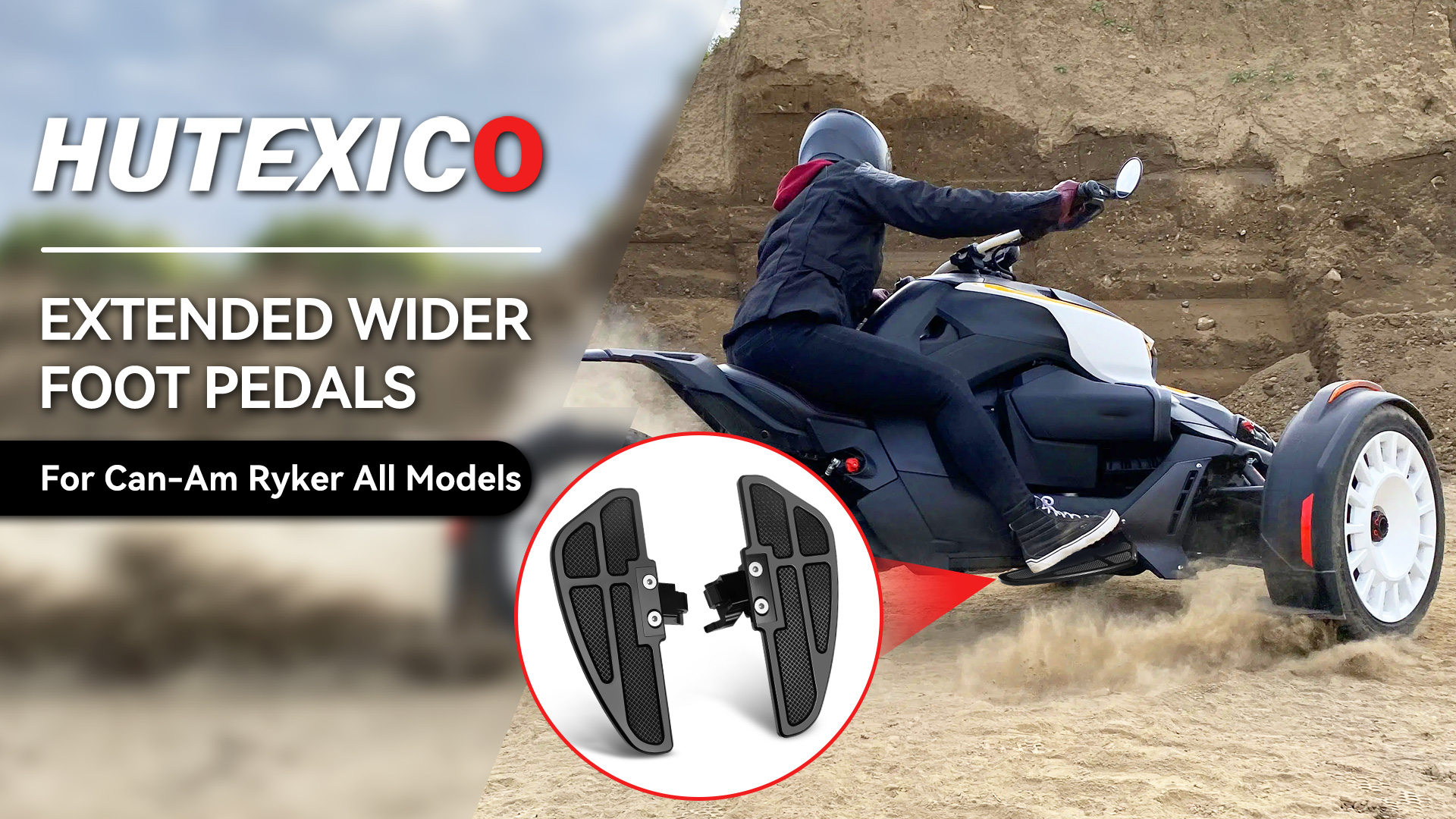 Amazon.com: Hutexico Adjustable Passenger Foot Pegs, Rear Footrest