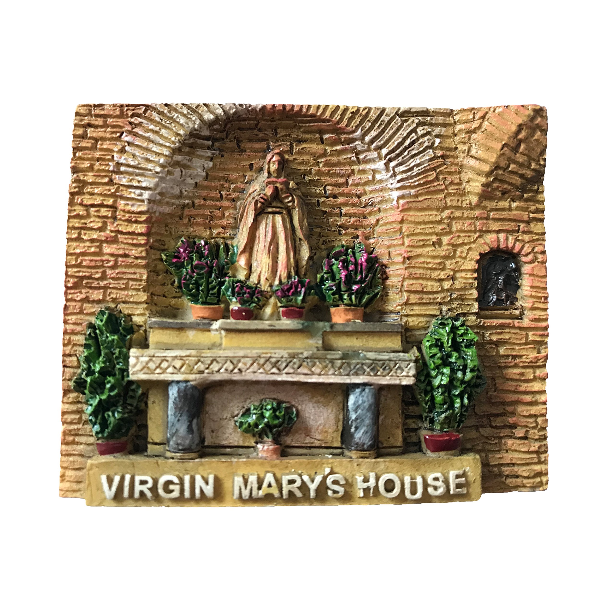 Turkey 3D Virgin Mary's House Fridge Magnet Travel Sticker Souvenir Home & Kitchen Decoration,Turkey Refrigerator Magnet