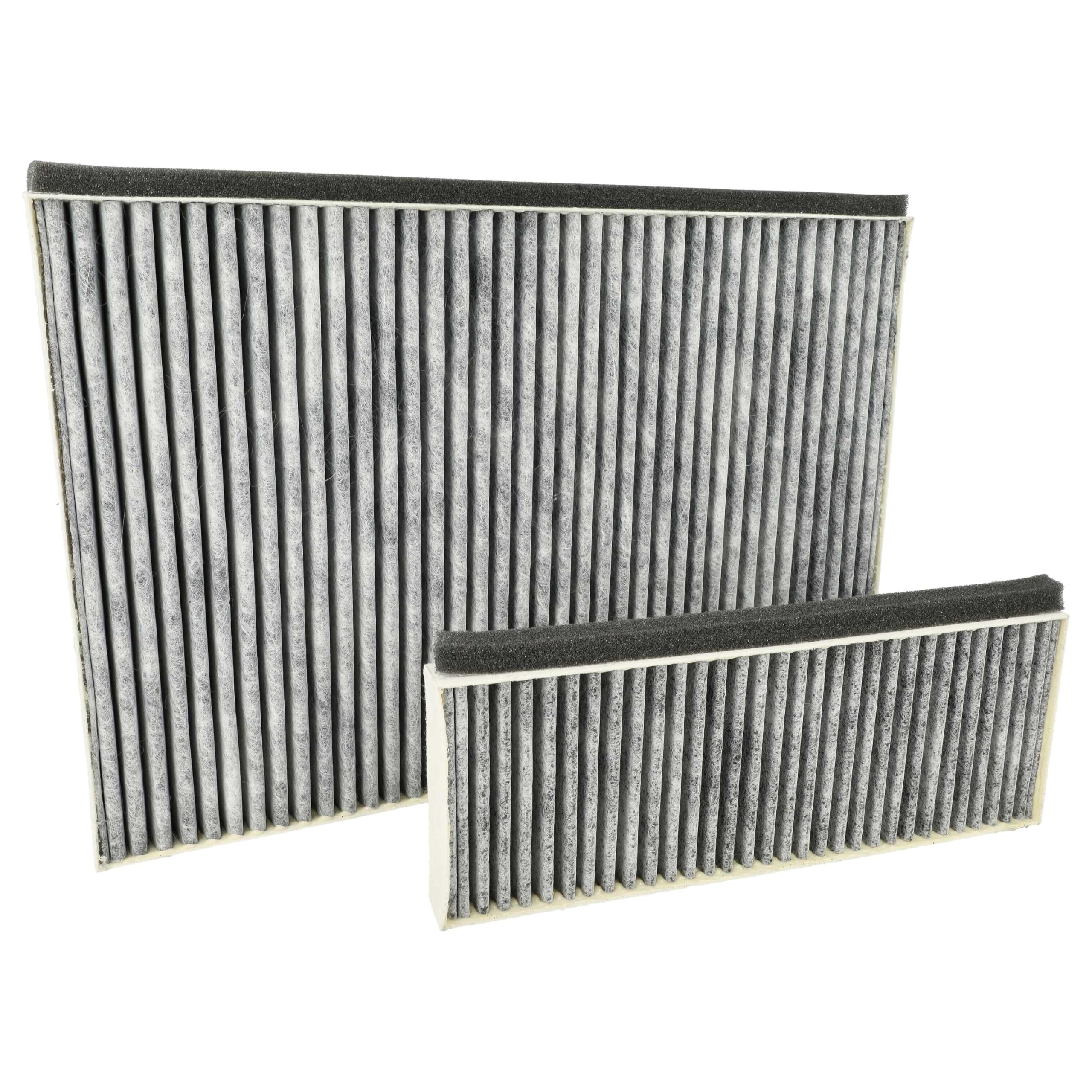 Vhbw White, Grey 2X Filter Compatible With Bosch Dwz0ak0t0, Dwk98pr60/03, Dwk98pr60/02, Dwz0ak0u0 Extractor Hoods - 2X Activated Carbon Filter Grey White