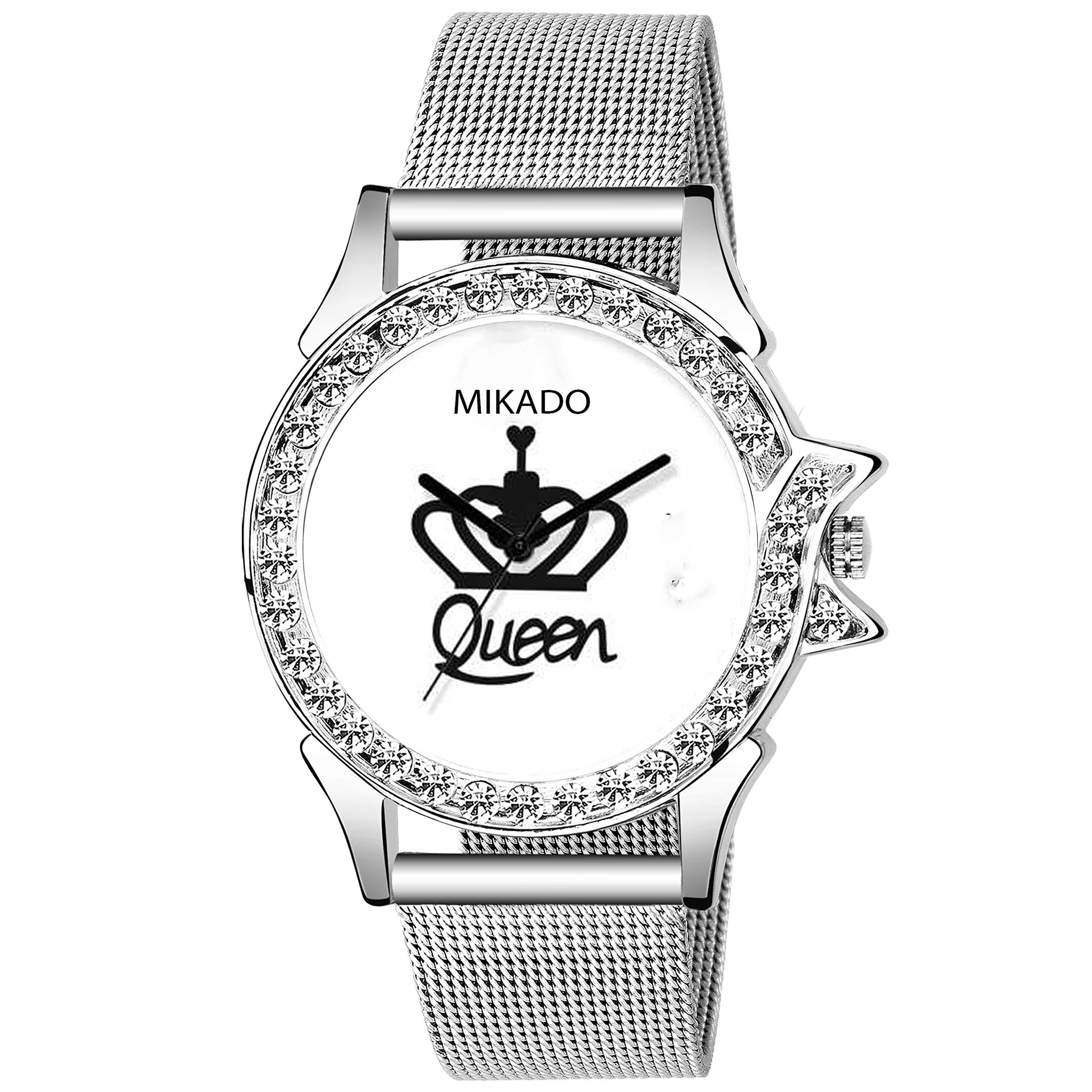 Mikado White Queen Analog Watch for Girls (B07TYYKYK4) Amazon Price History, Amazon Price Tracker