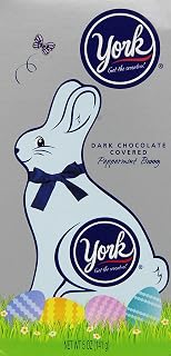 York Dark Chocolate Covered Peppermint Bunny, 5-Ounce Pack (1 Box - Total of 5 Oz)
