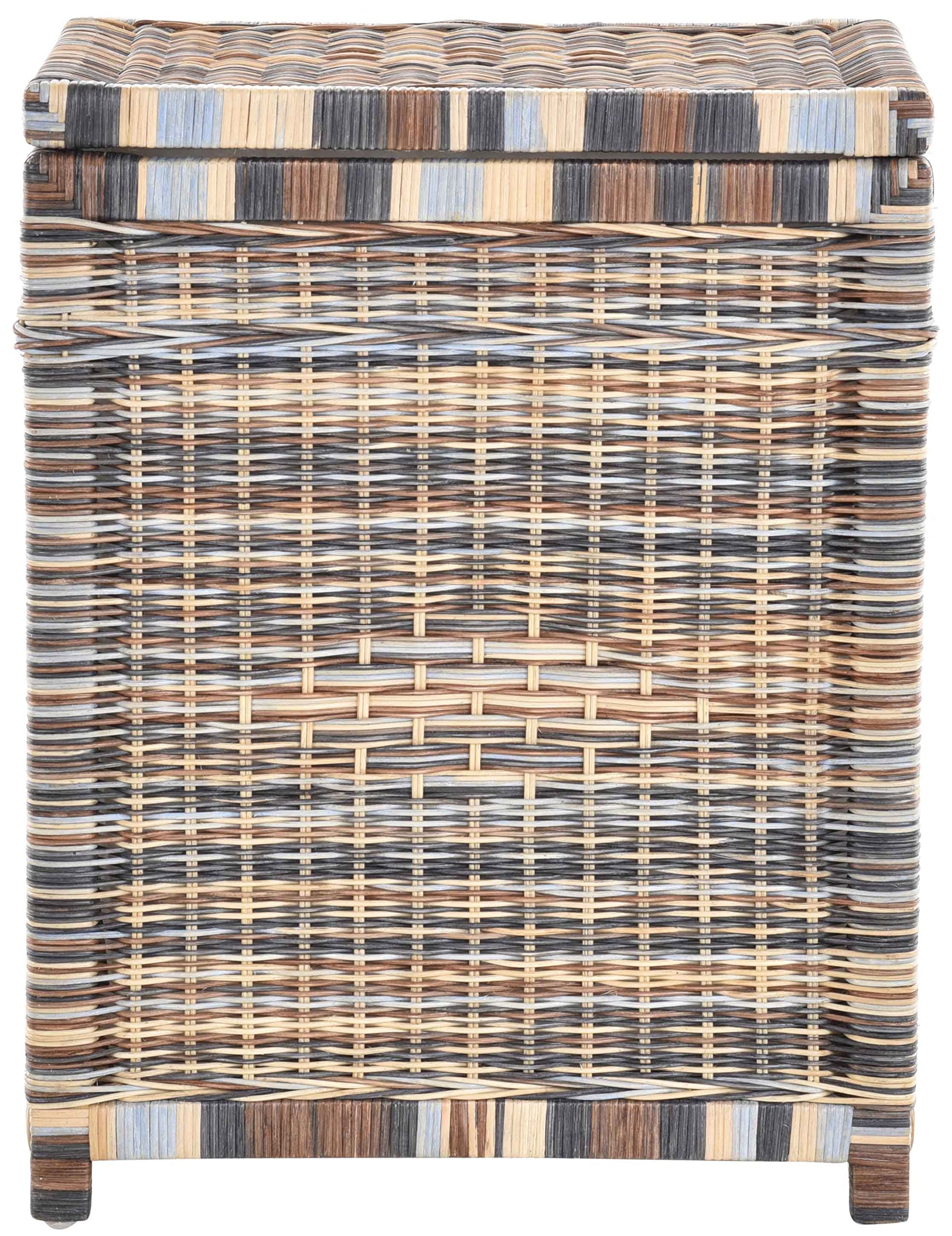 Wäschetonne/Wäschekorb aus Rattan (Mehrfarbig)