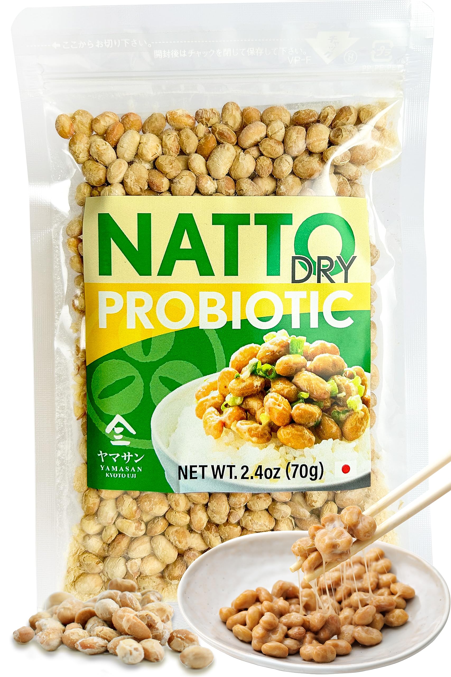 Buy Japanese Natto Fermented Soybean, FreezeDried Natto Beans, Japanese Probiotic and Prebiotic