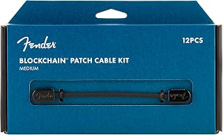 Fender Blockchain Kit Cavi Patch Angolati per Pedalboard 12x