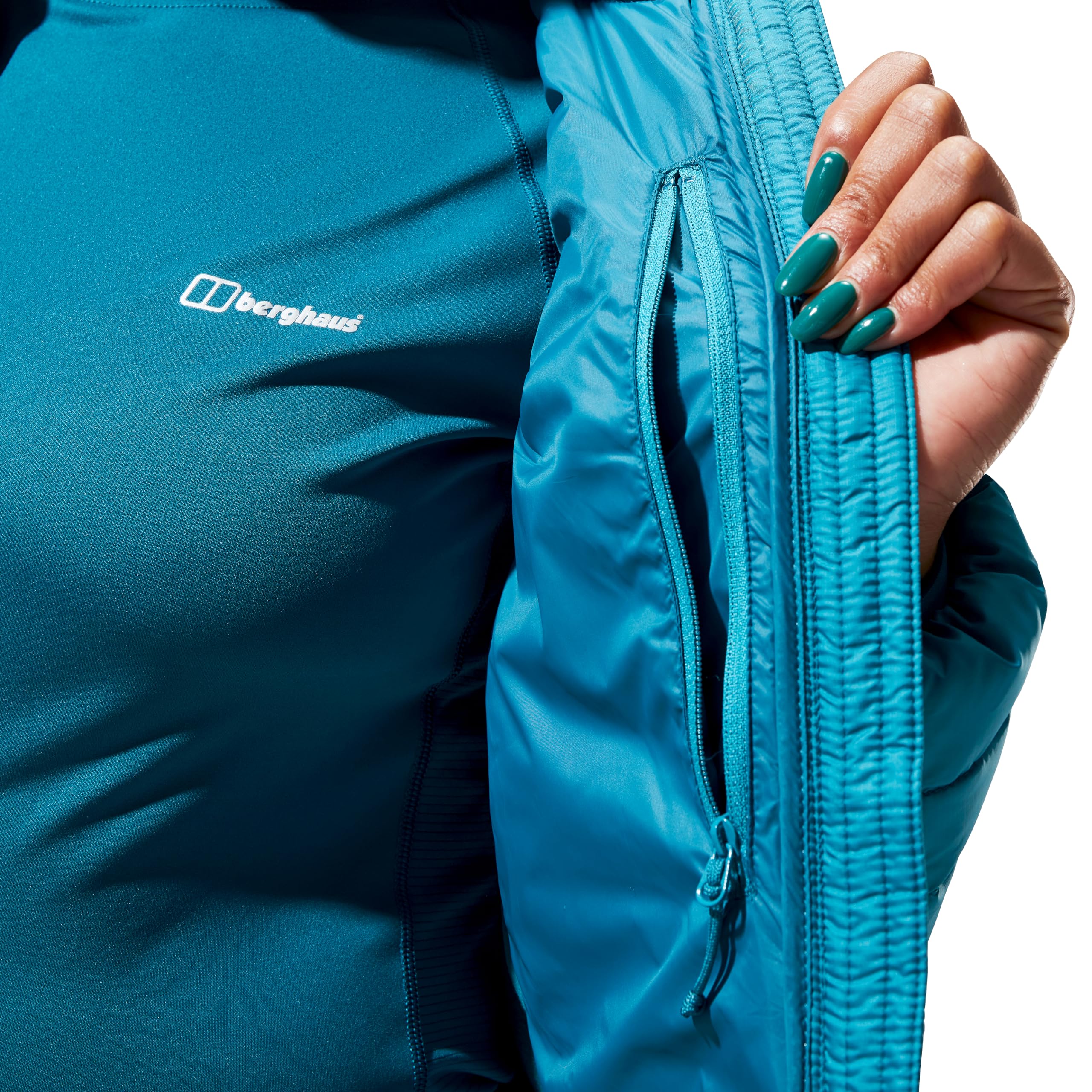 Berghaus Damen Tephra Stretch Reflect 2.0 Wattierte Daunenjacke | Schmeichelhafte Stretch-Passform| Leicht | Verstaubar | Pufferjacke Jacke