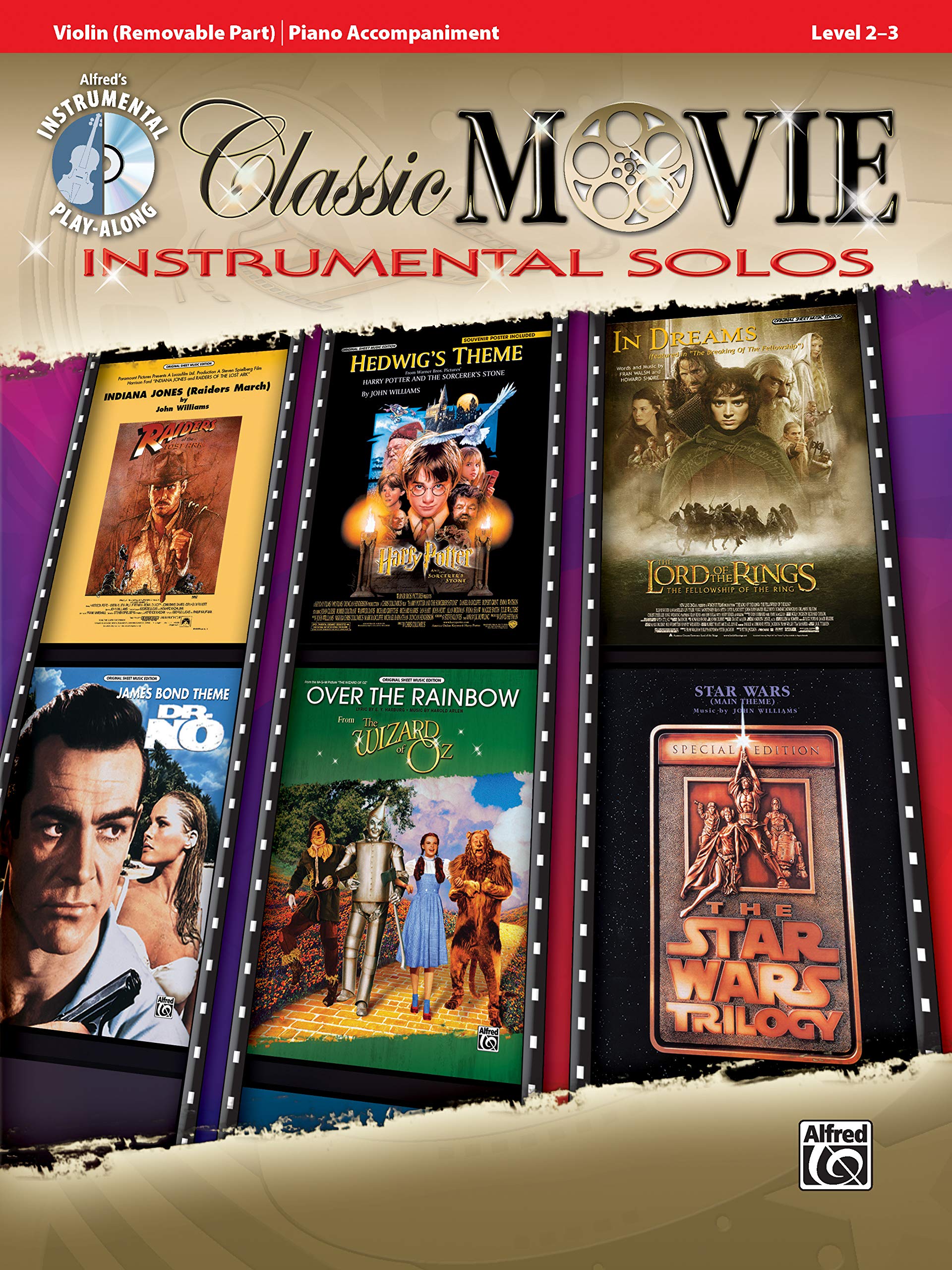 Classic Movie Instrumental Solos for Strings: Violin (Book & CD) (Pop Instrumental Solo Series)
