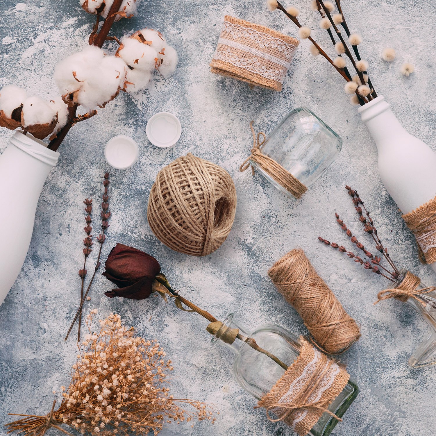 16 Pezzi Nastro Juta Con Pizzo Bianco - Per Matrimoni, Decorazioni Vintage, Fai Da Te E Craft - Foto 4