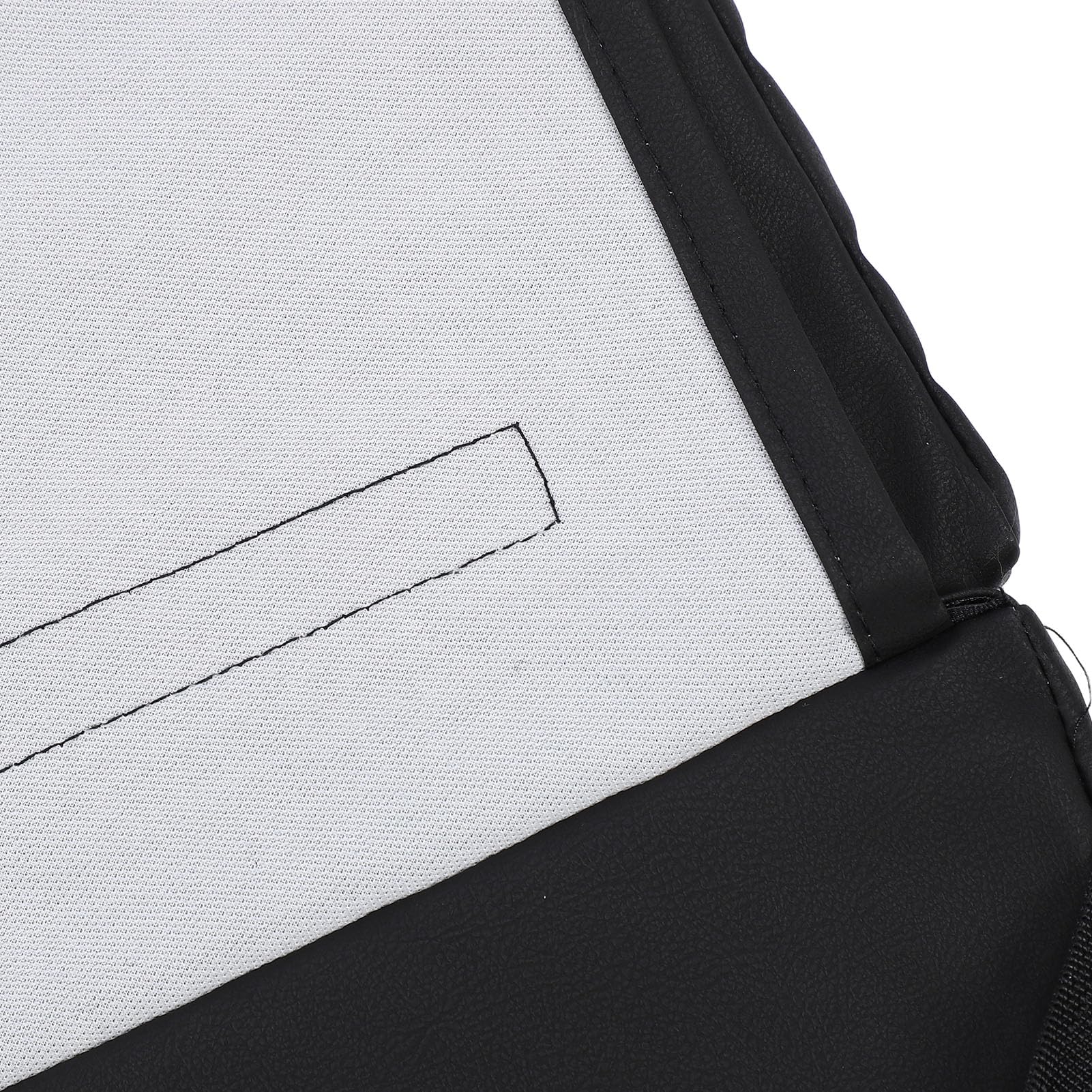 Extensor de Reposapiés para Silla de Ruedas, Cojín Elevador con Soporte para Pantorrillas para Paseos en Casa, Reposapiernas de Cuero PU Negro para Silla de Ruedas, 16 X 20 X 1