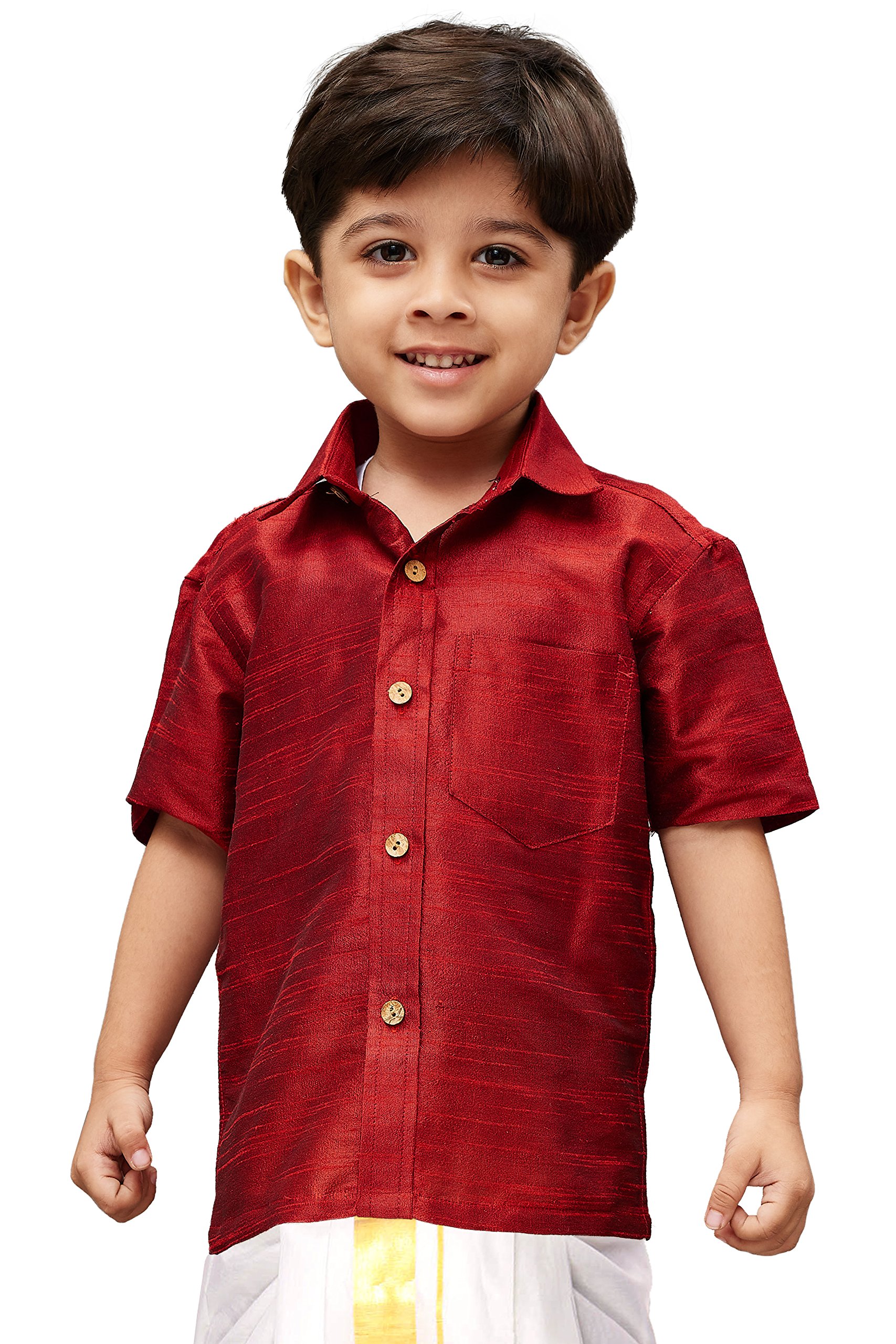 Jbn Creation Boys Cotton Silk Ethnic Shirt For Kids_Vasbshma001_26