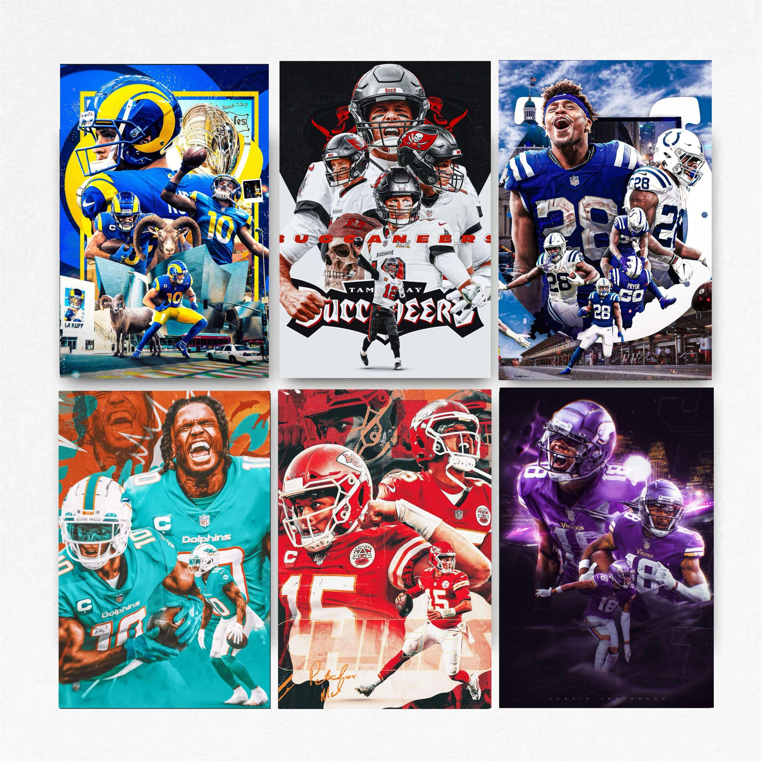 NBHYK Legendary American Football Star Poster Patrick Mahomes