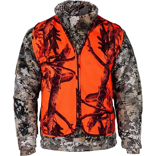 Klarny Orange Safety Vest - High Visibility, Waterproof, Quiet Deer and Bow Gear and Hunting Accessories