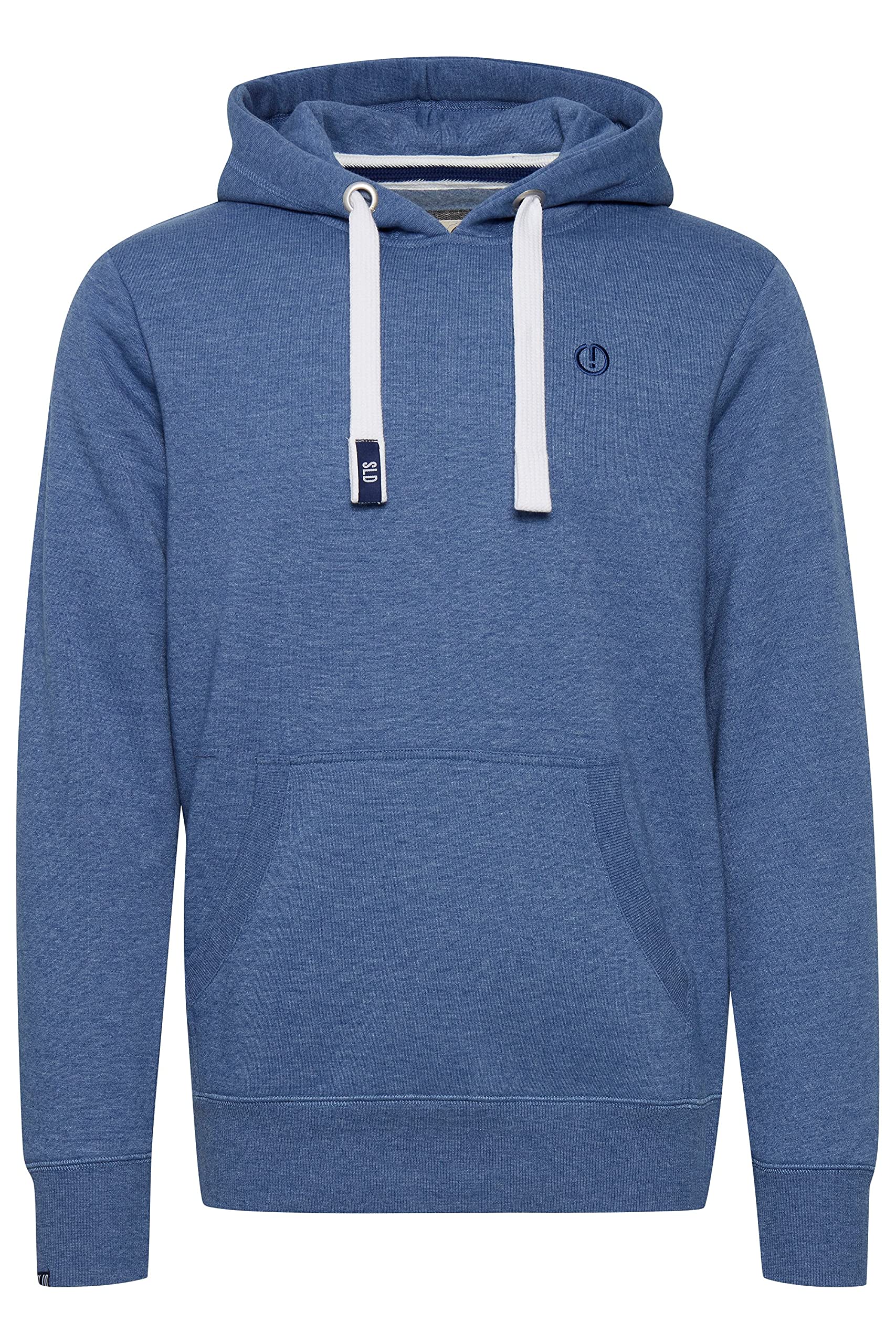 SOLID SDBennHood Herren Kapuzenpullover Hoodie Pullover mit Kapuze Kordelzug Kängurutasche Rippbündchen Label-Details Baumwollmischung Regular fit