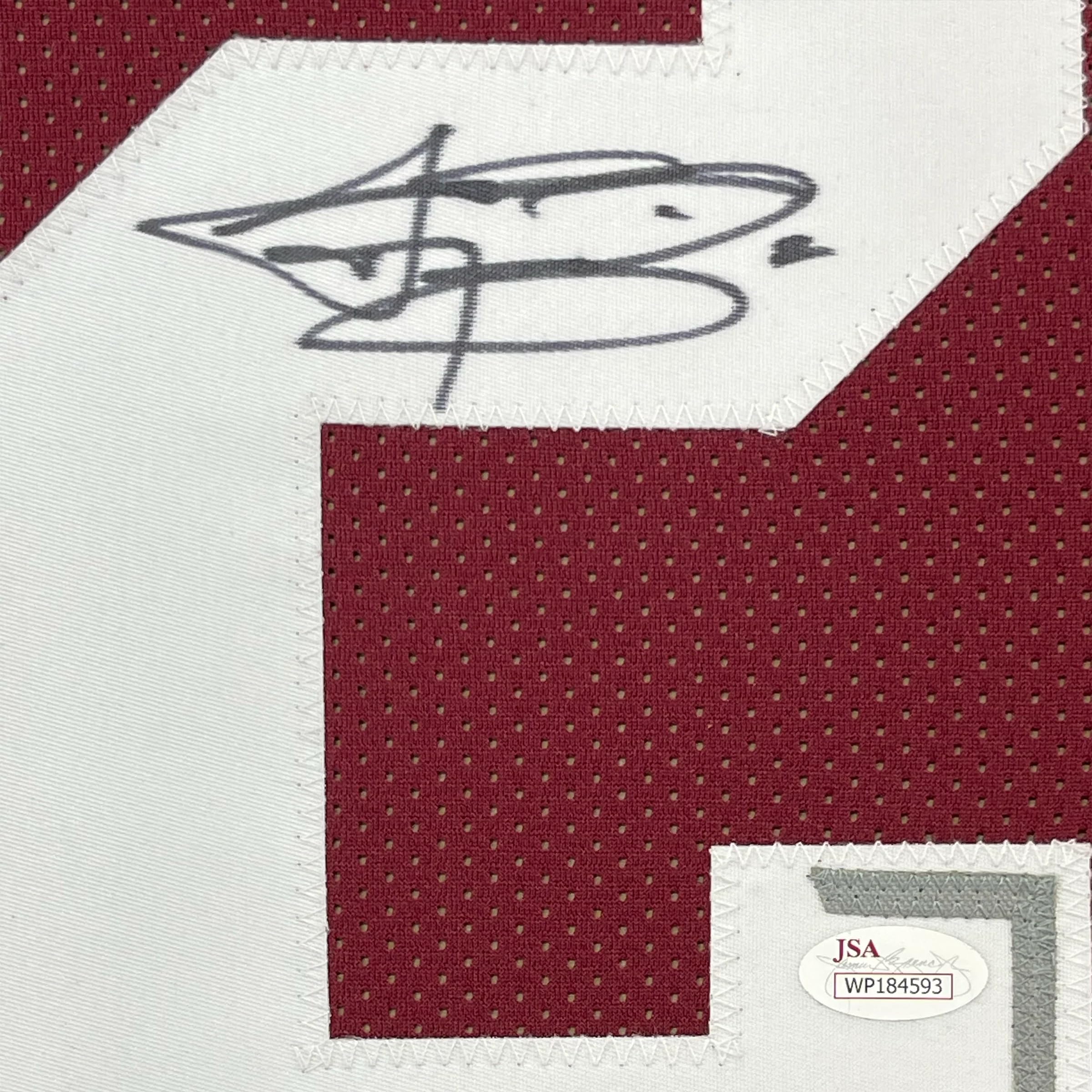 Framed Autographed/Signed Johnny Manziel 33x42 Texas A&M Maroon