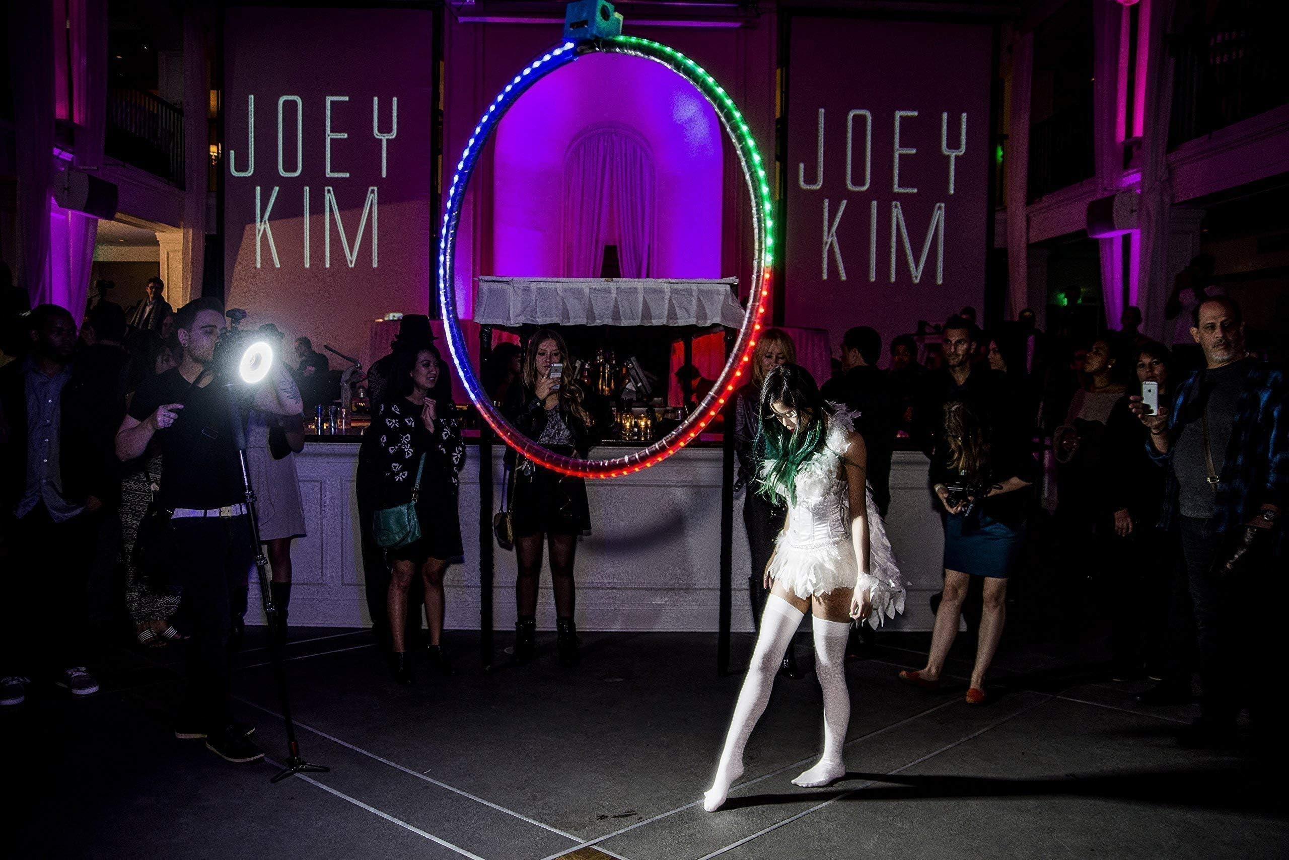 LED Aerial Lyra Hoop Stainless Steel (will not rust!)