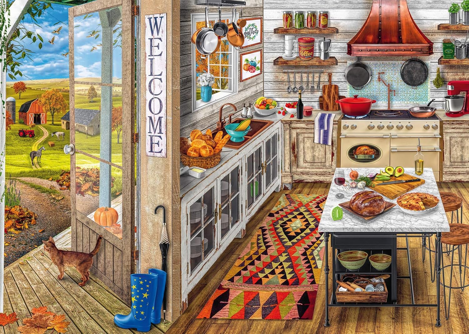 Ravensburger country kitchen puzzle Clearance