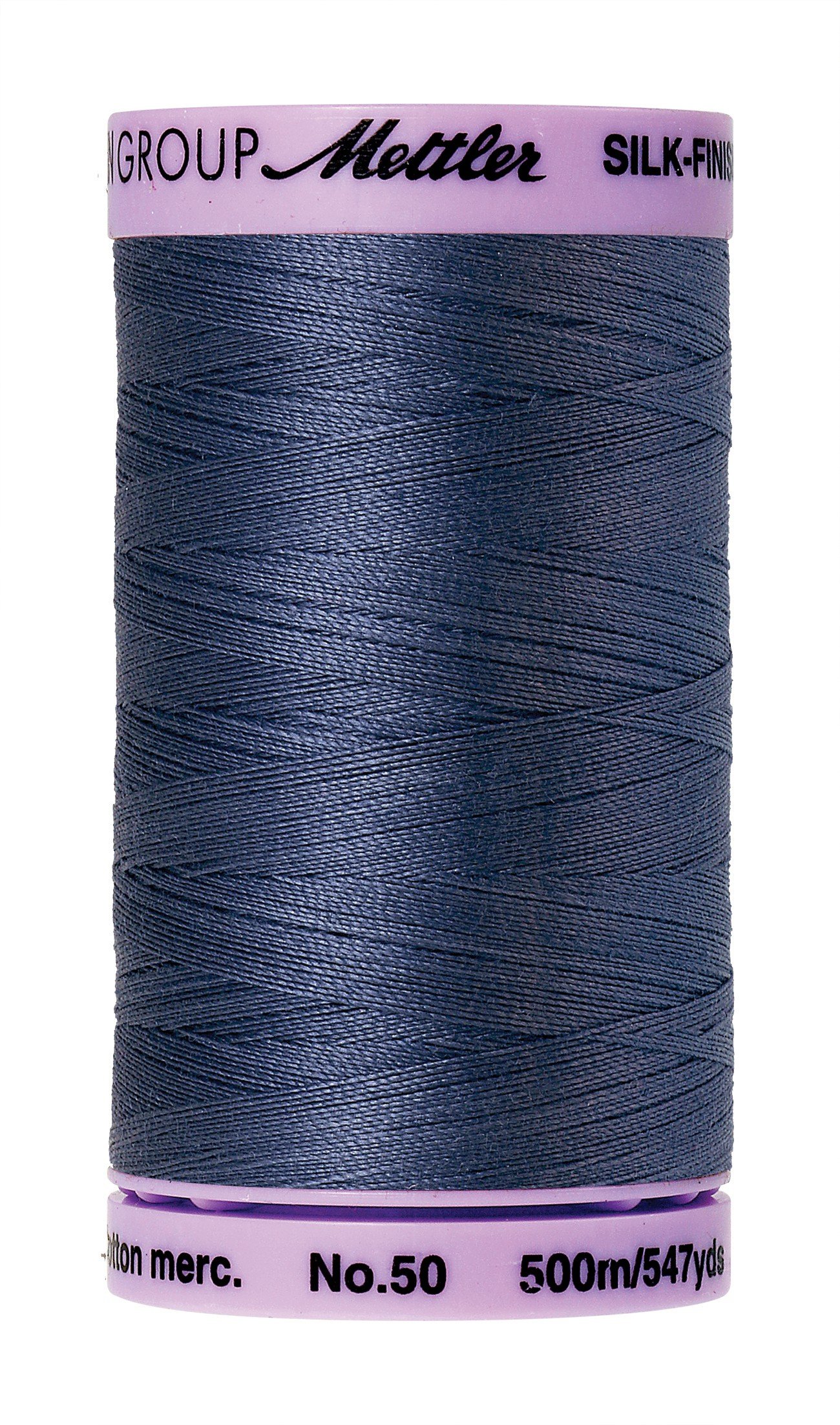 Fil Mettler Finition Soie Bleu Shadow multicolore anti-casse pour machine à coudre