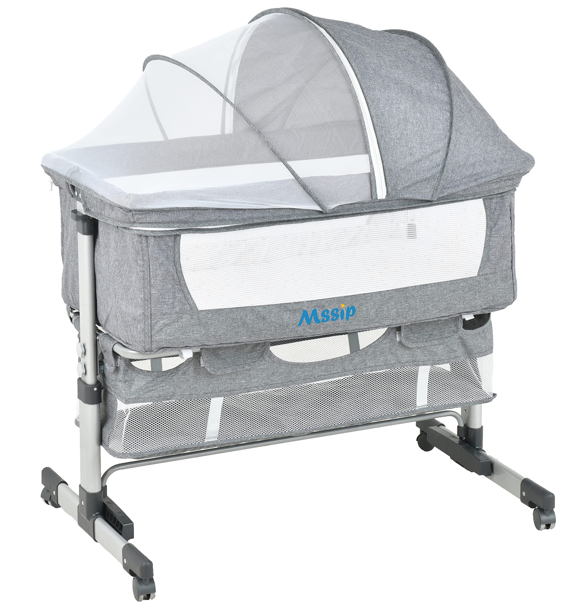 Buy Mssip Baby Bedside Sleeper,Foldable Baby Bed to Bed