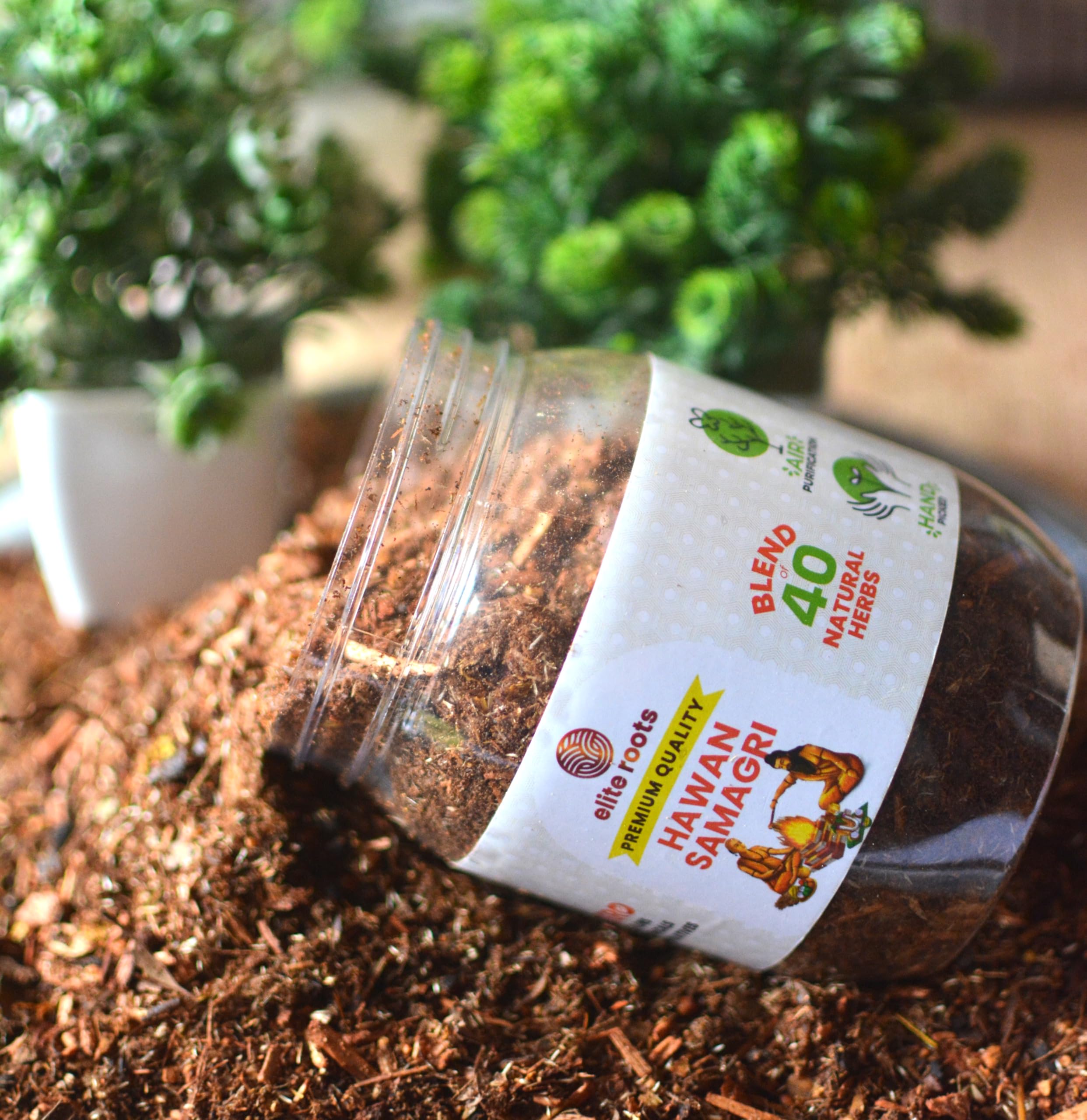 Eliteroots Premium Hawan Samagri | 100% Natural with 40 Naturally Sourced Herbs | Havan for Home | Havan for Pooja (350Gram) (B0DFMXSPM6) Amazon Price History, Amazon Price Tracker