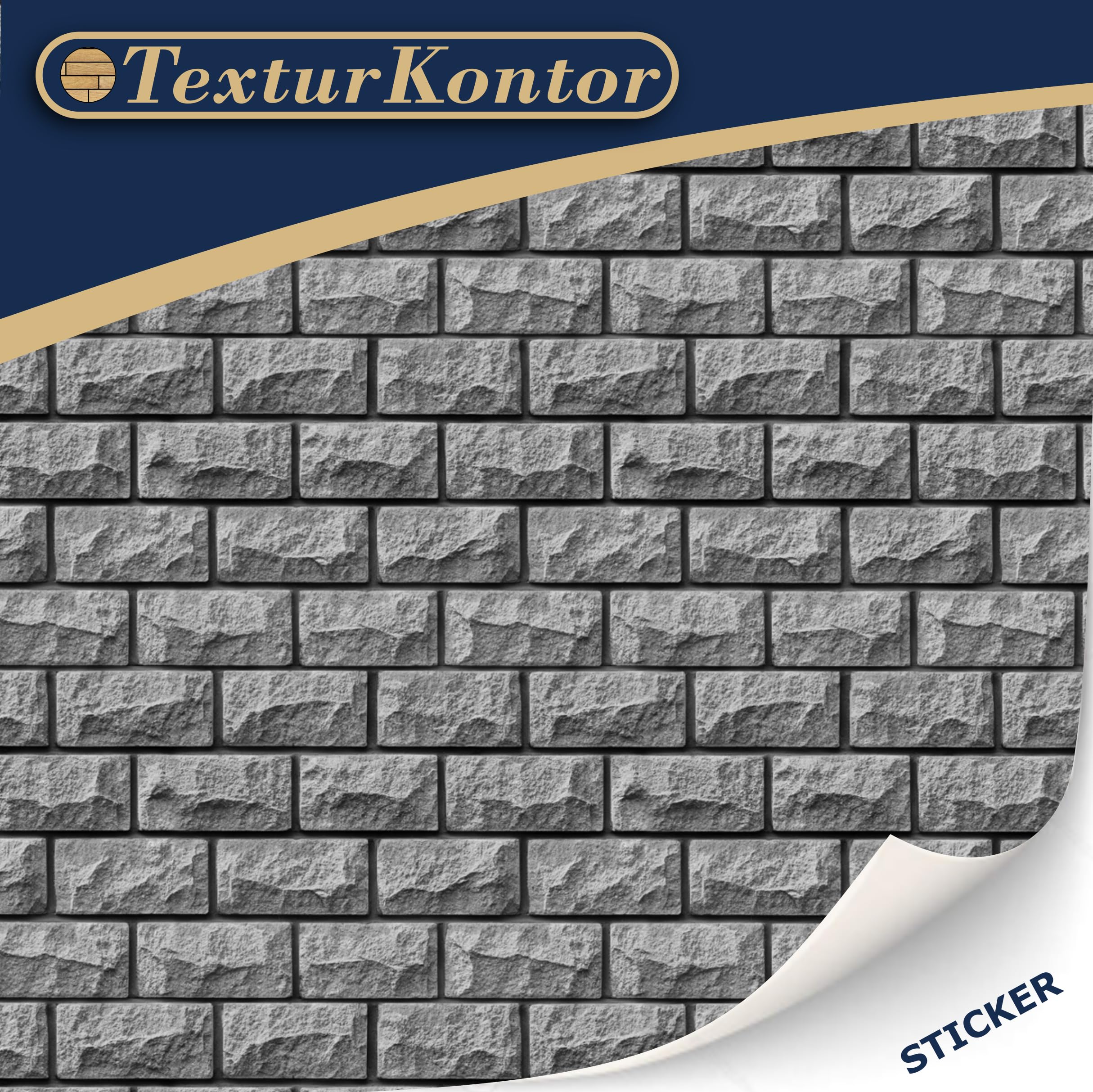 3 Sheets Self-Adhesive Decorative Film Wall Cladding for Model Making in Scale 1:87 Scale H0 (UK: 3.5 mm Scale) (Historic Rock Wall)