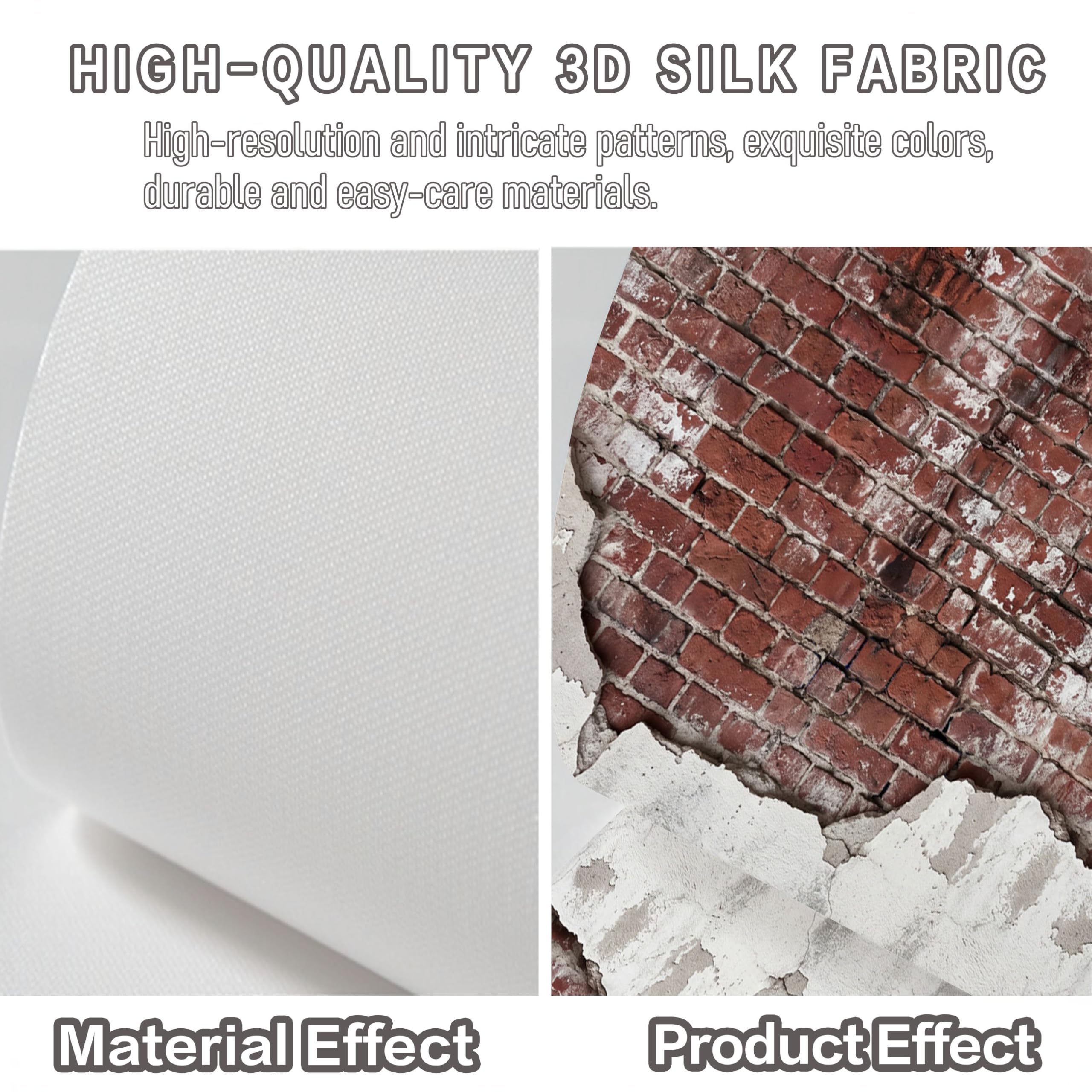 Carta Da Parati Effetto 3D industriale retrò 300x210cm|Fotomurali seta, Texture della parete Decorazione Poster Arte Murale Moderna per Casa Ufficio Camera Da Letto Soggiorno Rosso mattone