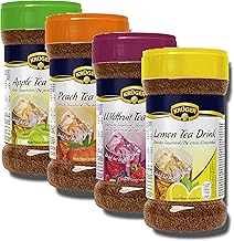 Chás Krüger instantâneos sabores sortidos 4 x 400g (Total 1600g)