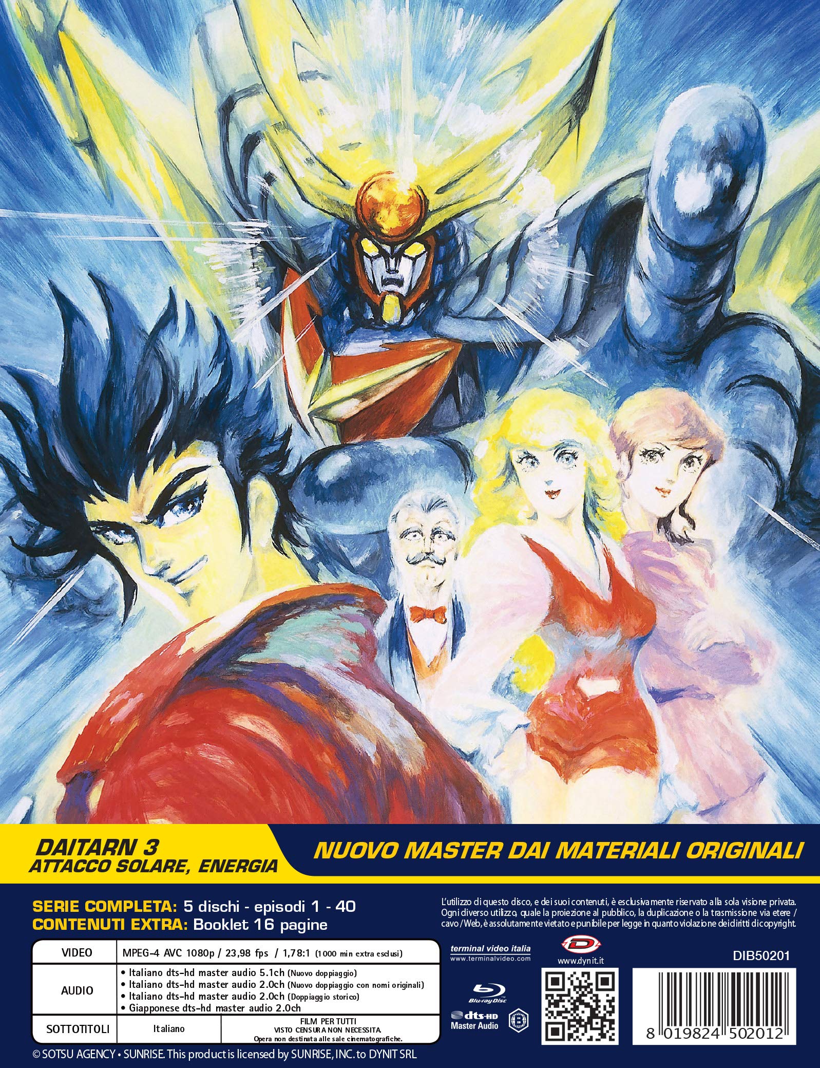 L'Imbattibile Daitarn 3 Eps.01-40 ( Box 5 Br)