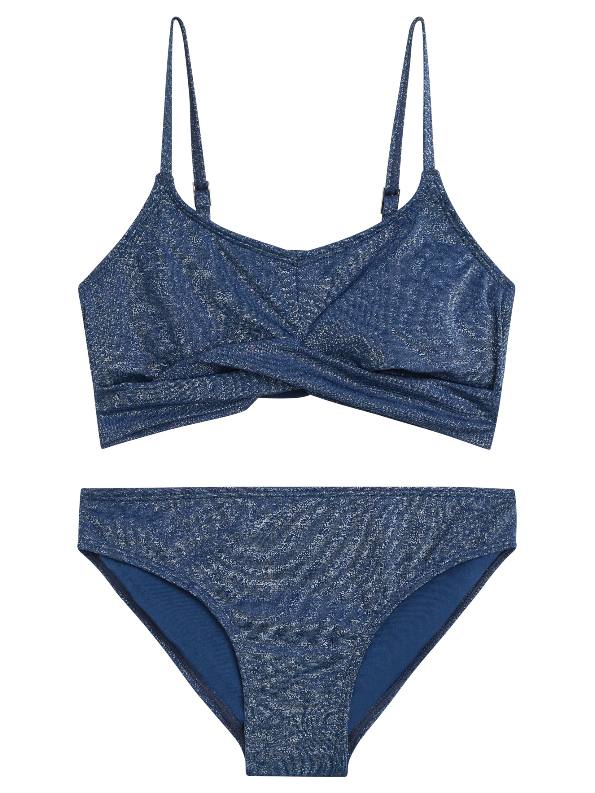 Kanu Surf Girls' Gracie Beach Sport UPF 50 Sparkle Bikini