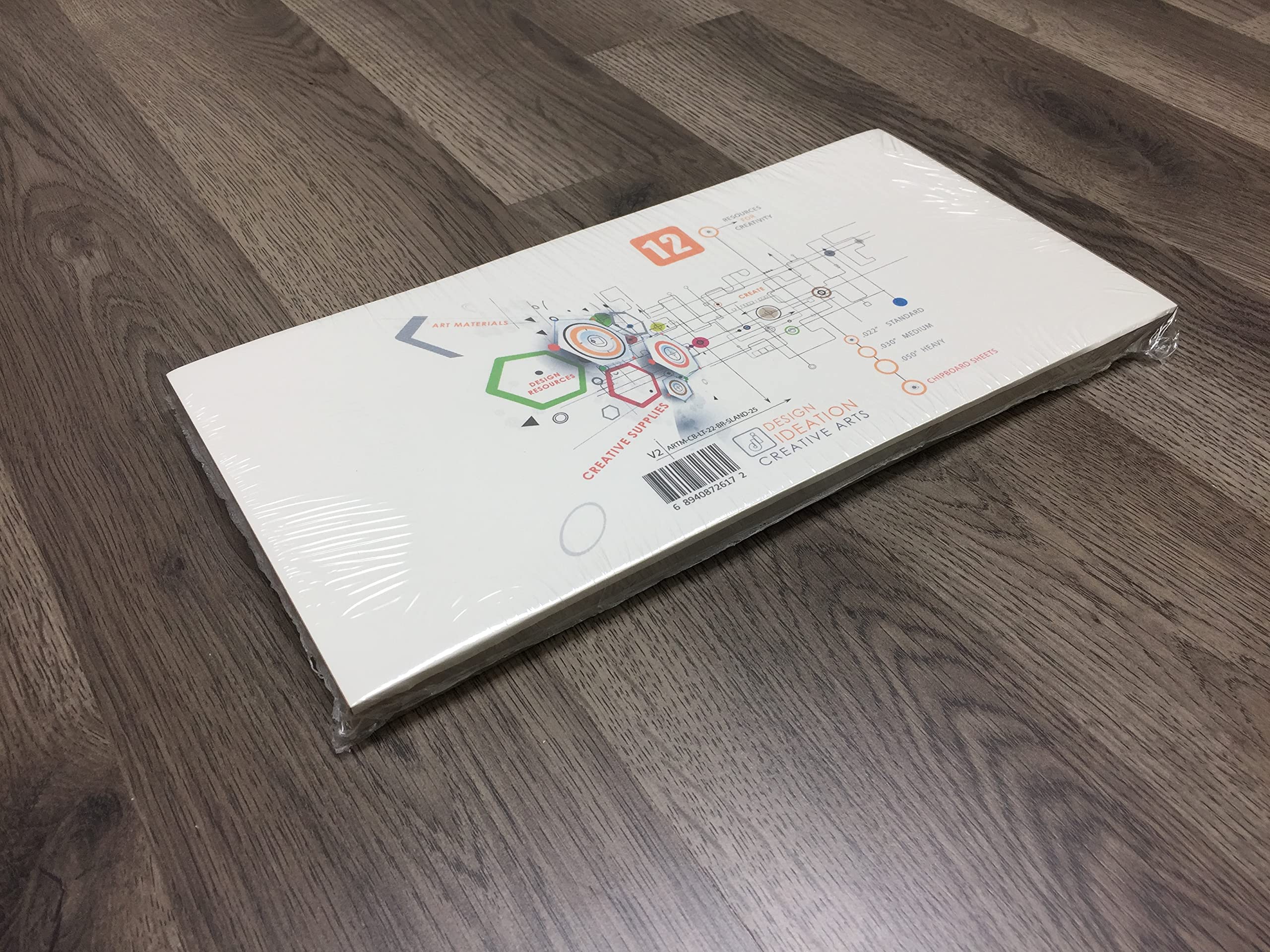 Studio 12 Chipboard Sheets. Standard Weight. Natural Kraft Brown. Great for Model Building, Scrap Booking, Creative Projects and Protecting Valuable Photos and documents. (25 Sheets) (6